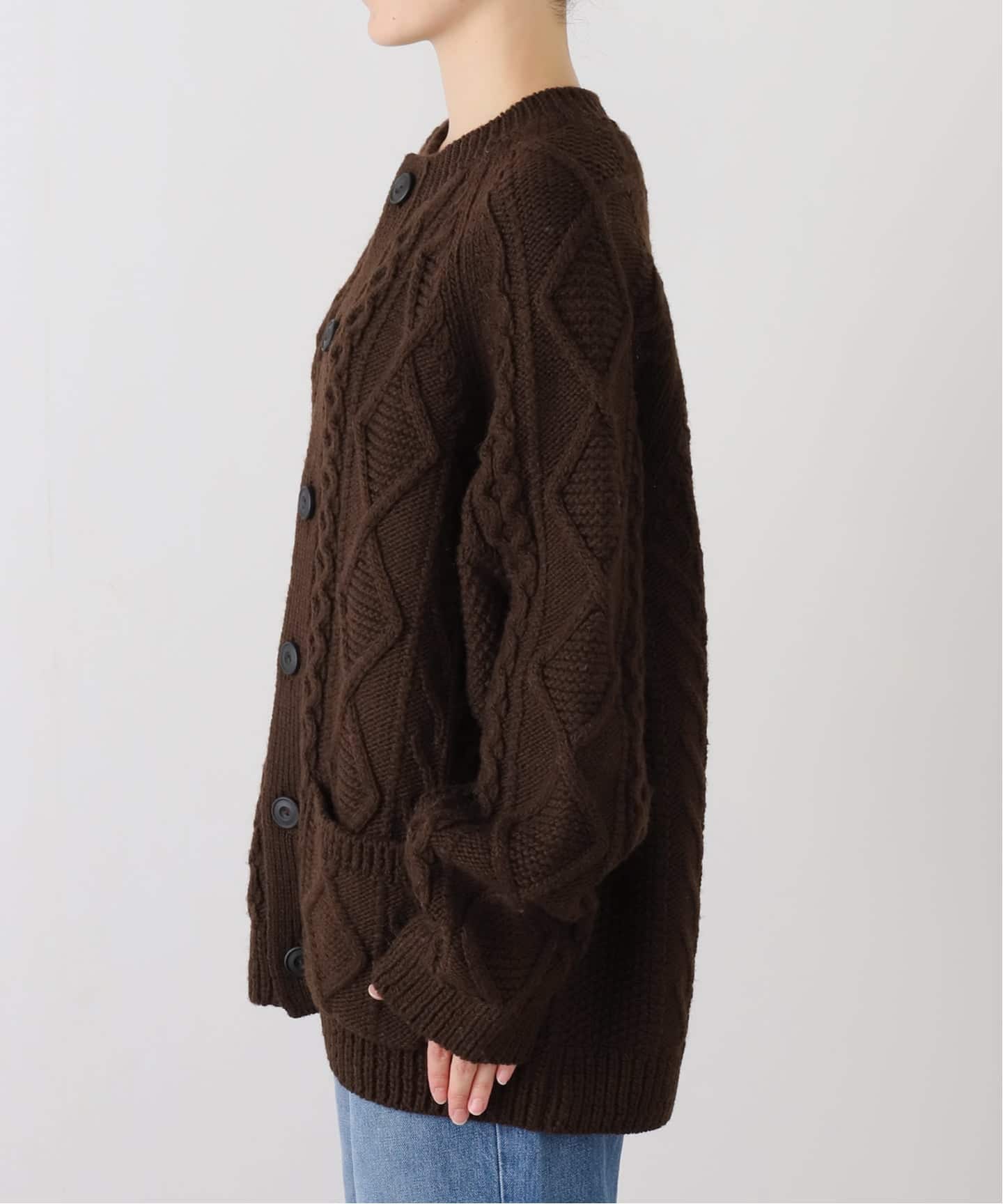 yonetomi】ARAN KNIT C/D（カーディガン）｜journal standard luxe