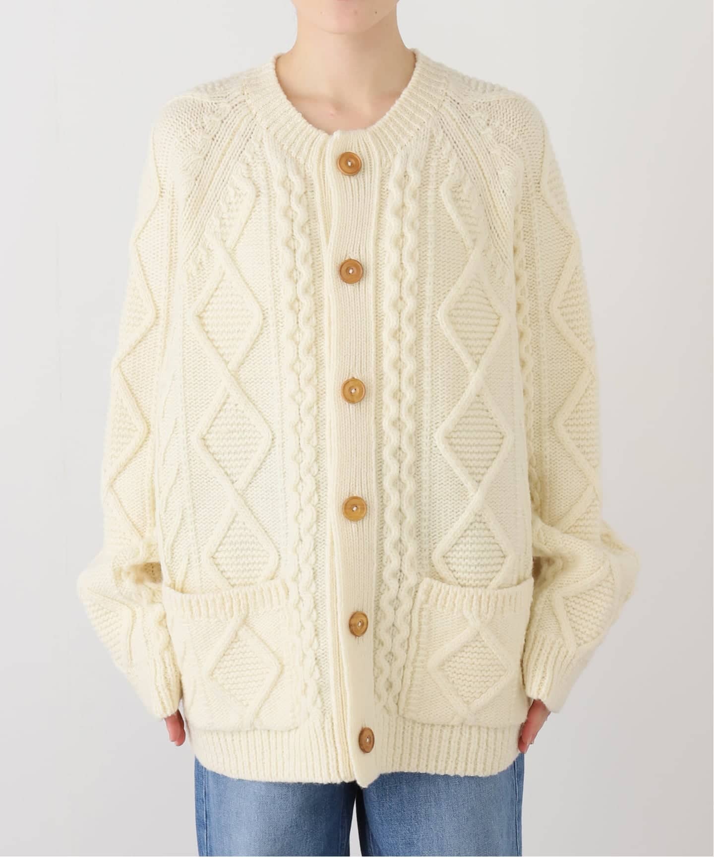 journal standard luxe Yonetomi カーディガン yonetomi】ARAN KNIT C/D（カーディガン）｜journal standard luxe
