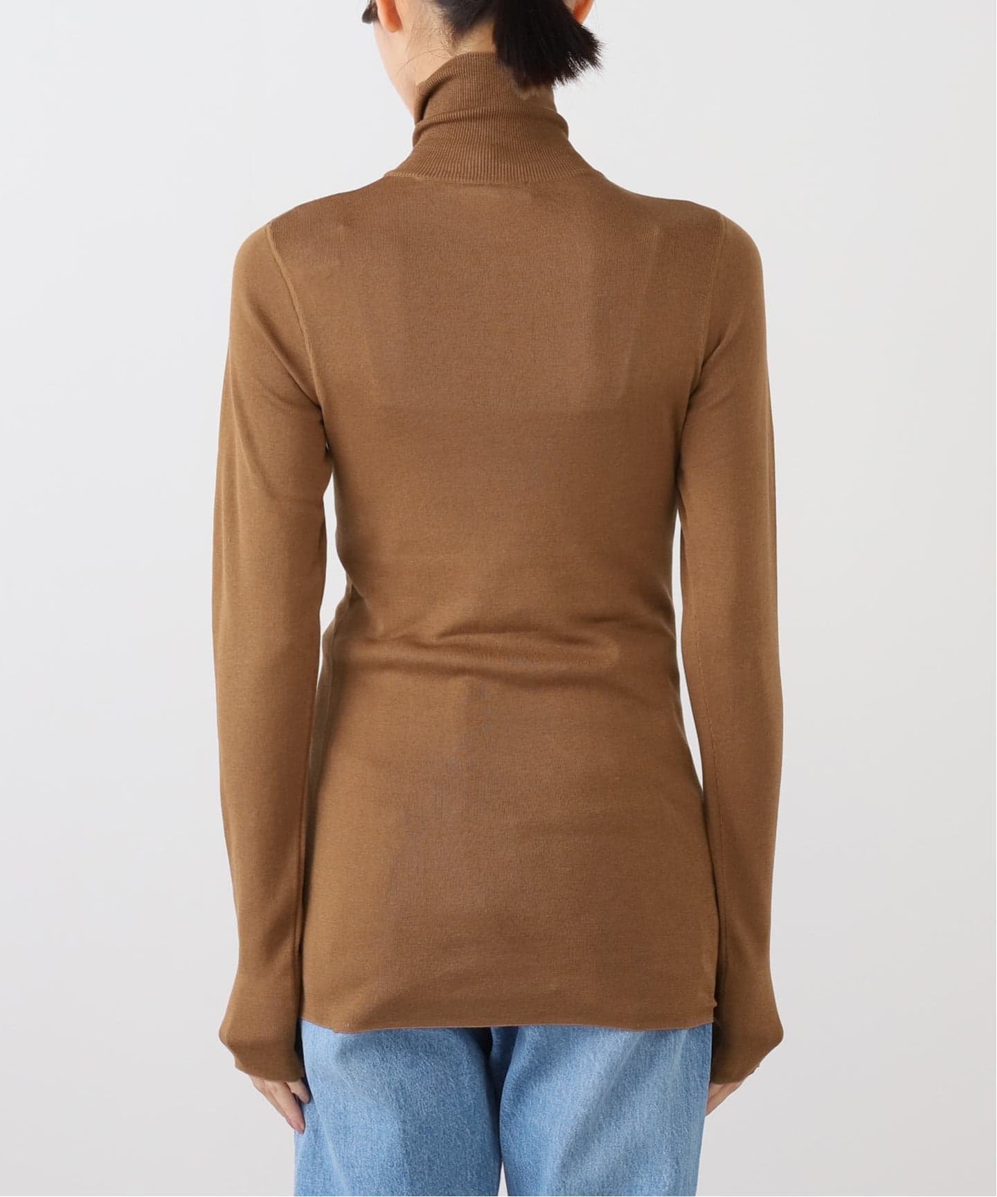 seya.】HIGH GAUZE SILK TURTLE/ULTRA FINE（ニット／セーター