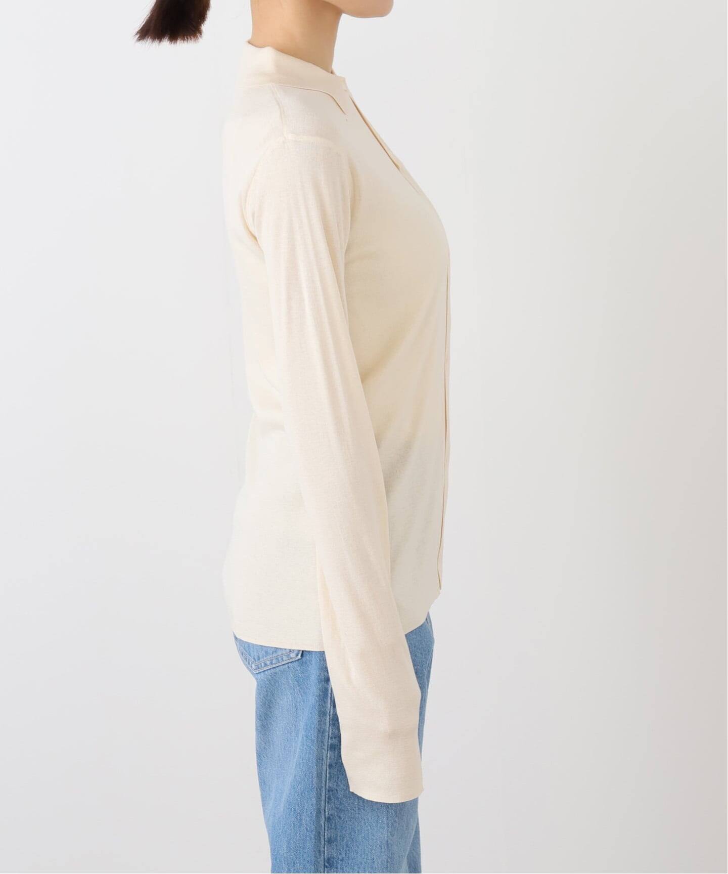 seya.】HIGH GAUZE SILK SHIRT/ULTRA FINE 2（ニット／セーター