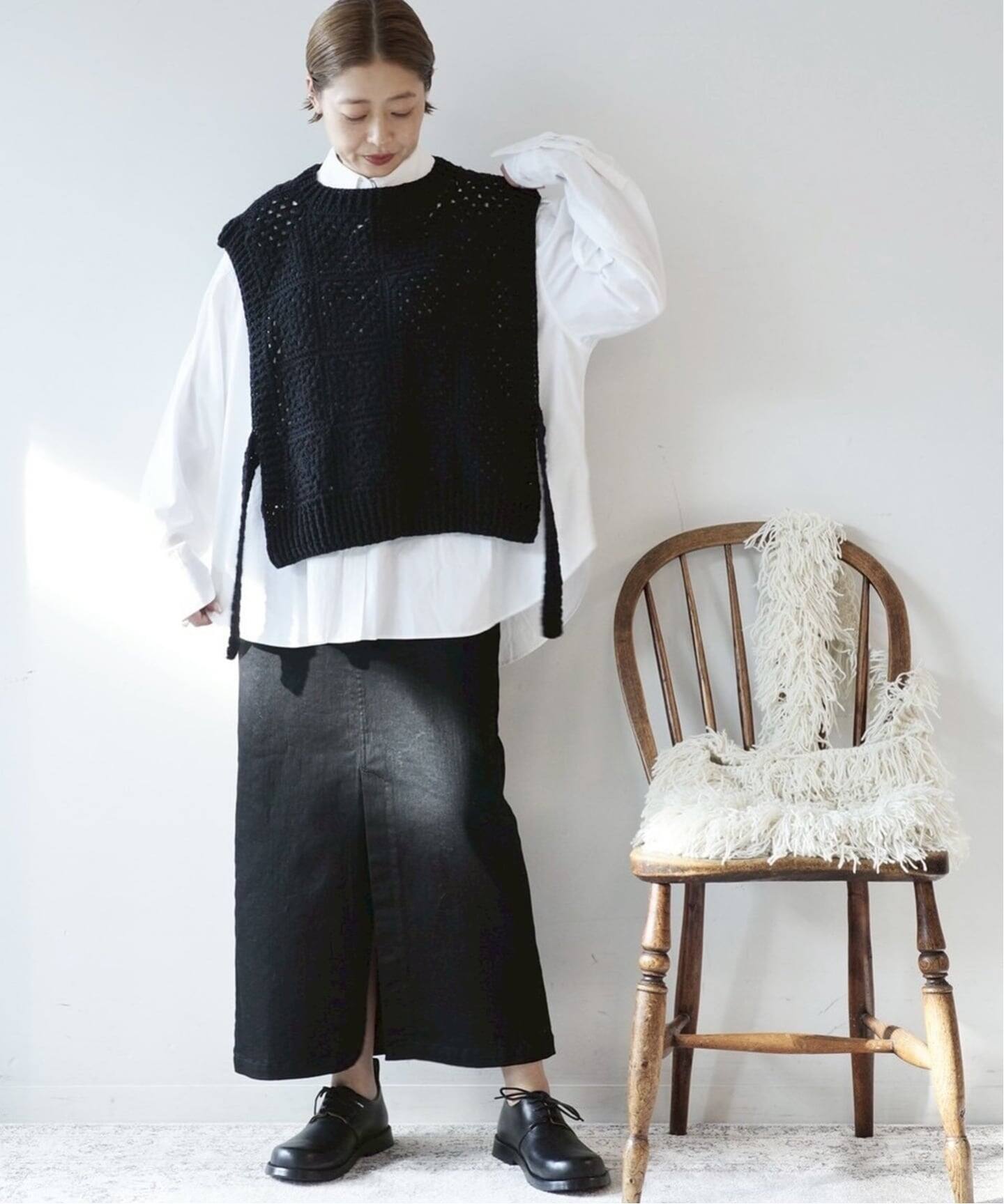 MAYDI】 CROCHET W/BOW VEST（ベスト）｜journal standard luxe