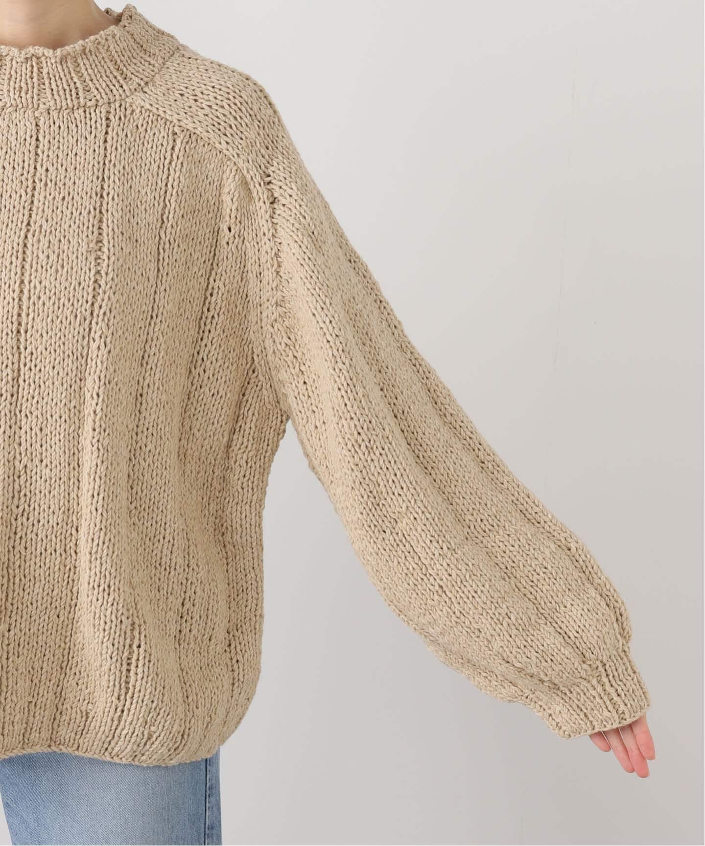 MAYDI】 TURTLENECK CAMEL SWEATER（ニット／セーター）｜journal