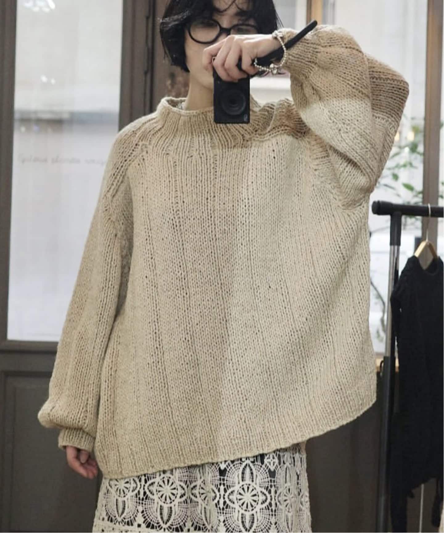 MAYDI】 TURTLENECK CAMEL SWEATER（ニット／セーター）｜journal