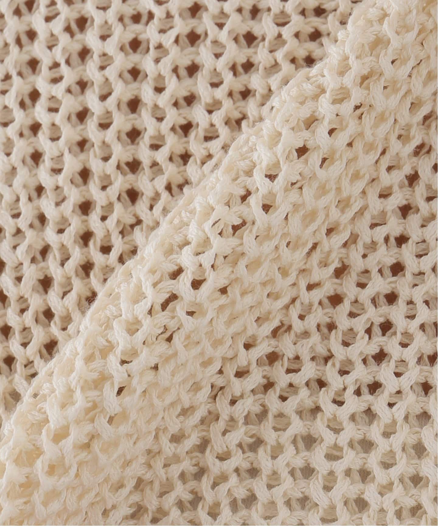 yonetomi】WASHI COTTON TAPE RIB KNIT P/O（ニット／セーター