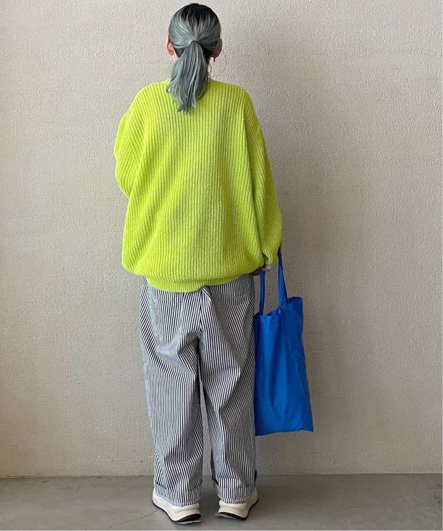 yonetomi】WASHI COTTON TAPE RIB KNIT P/O（ニット／セーター