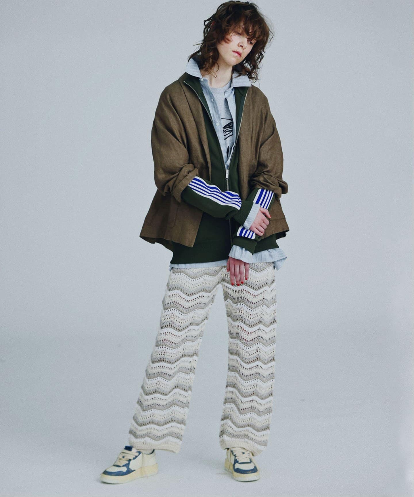 パンツ journalstandardluxe ZIGZAG SUKASHI KNIT COOHEM / コーヘン】 ZIGZAG SUKASHI KNIT P/T（その他パンツ