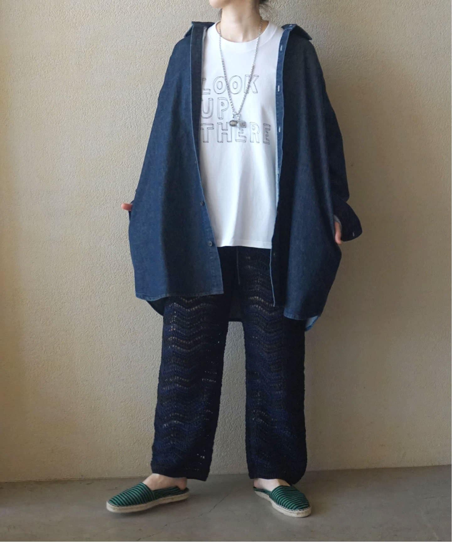 COOHEM / コーヘン】 ZIGZAG SUKASHI KNIT P/T（その他パンツ