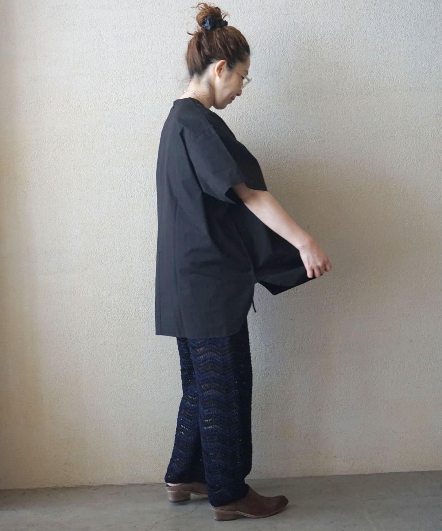 COOHEM / コーヘン】 ZIGZAG SUKASHI KNIT P/T（その他パンツ