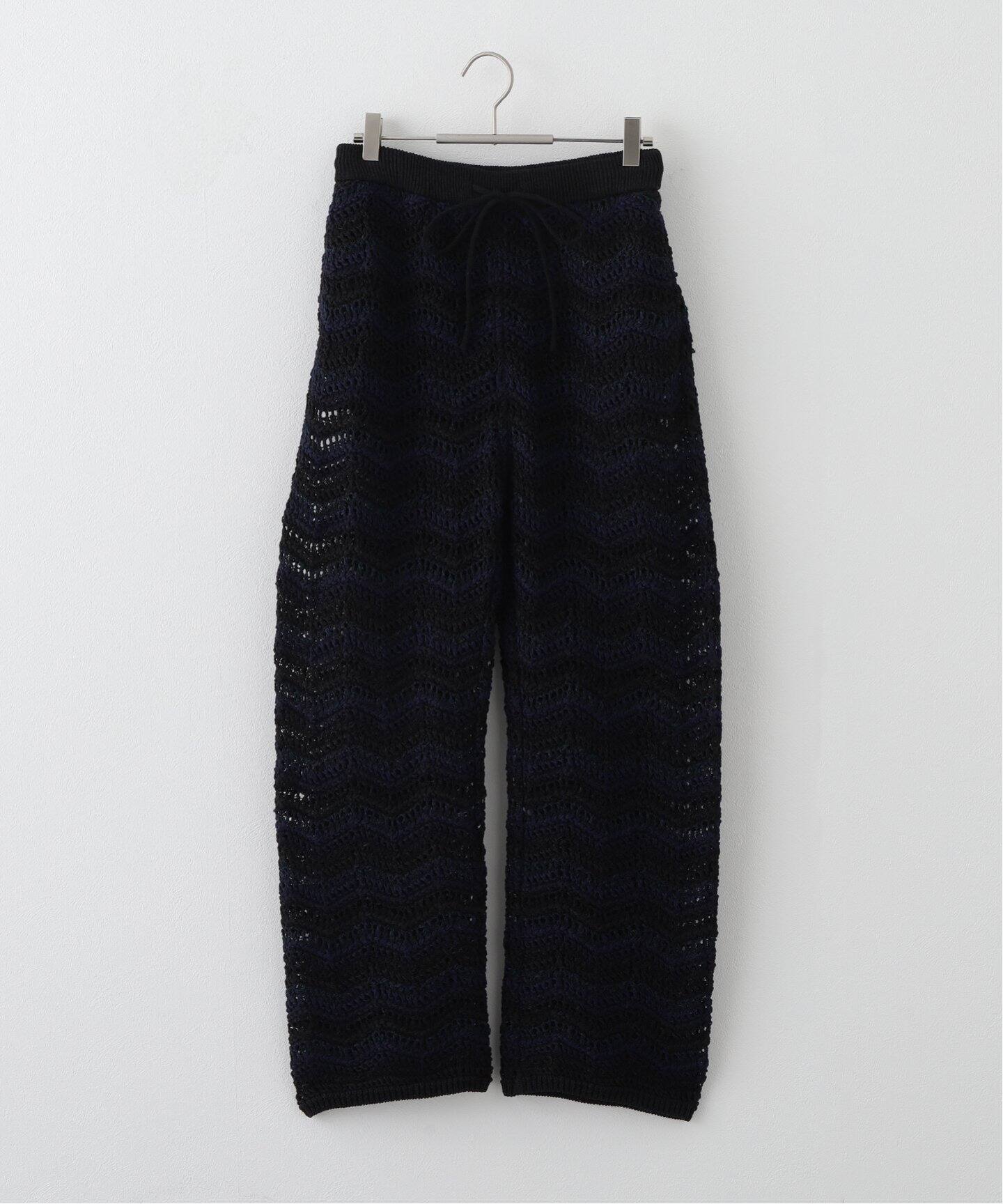 COOHEM / コーヘン】 ZIGZAG SUKASHI KNIT P/T（その他パンツ