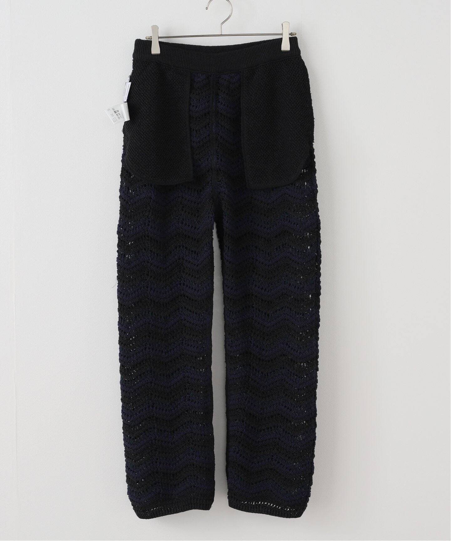 COOHEM / コーヘン】 ZIGZAG SUKASHI KNIT P/T（その他パンツ