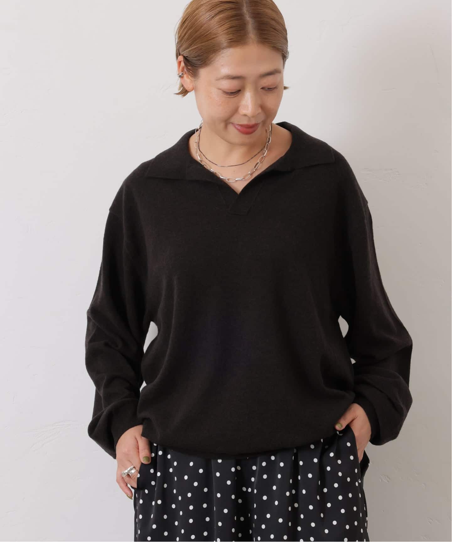 ATON スキッパーニット 25ss