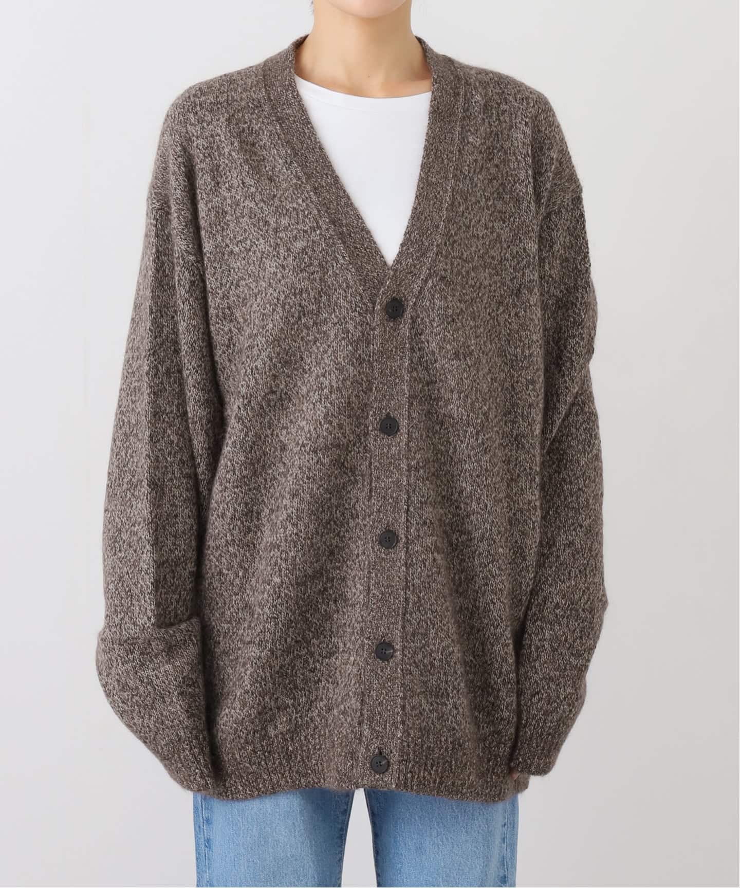 ATON】 WOOL ALPACA MOHAIR CARDIGAN（カーディガン）｜journal