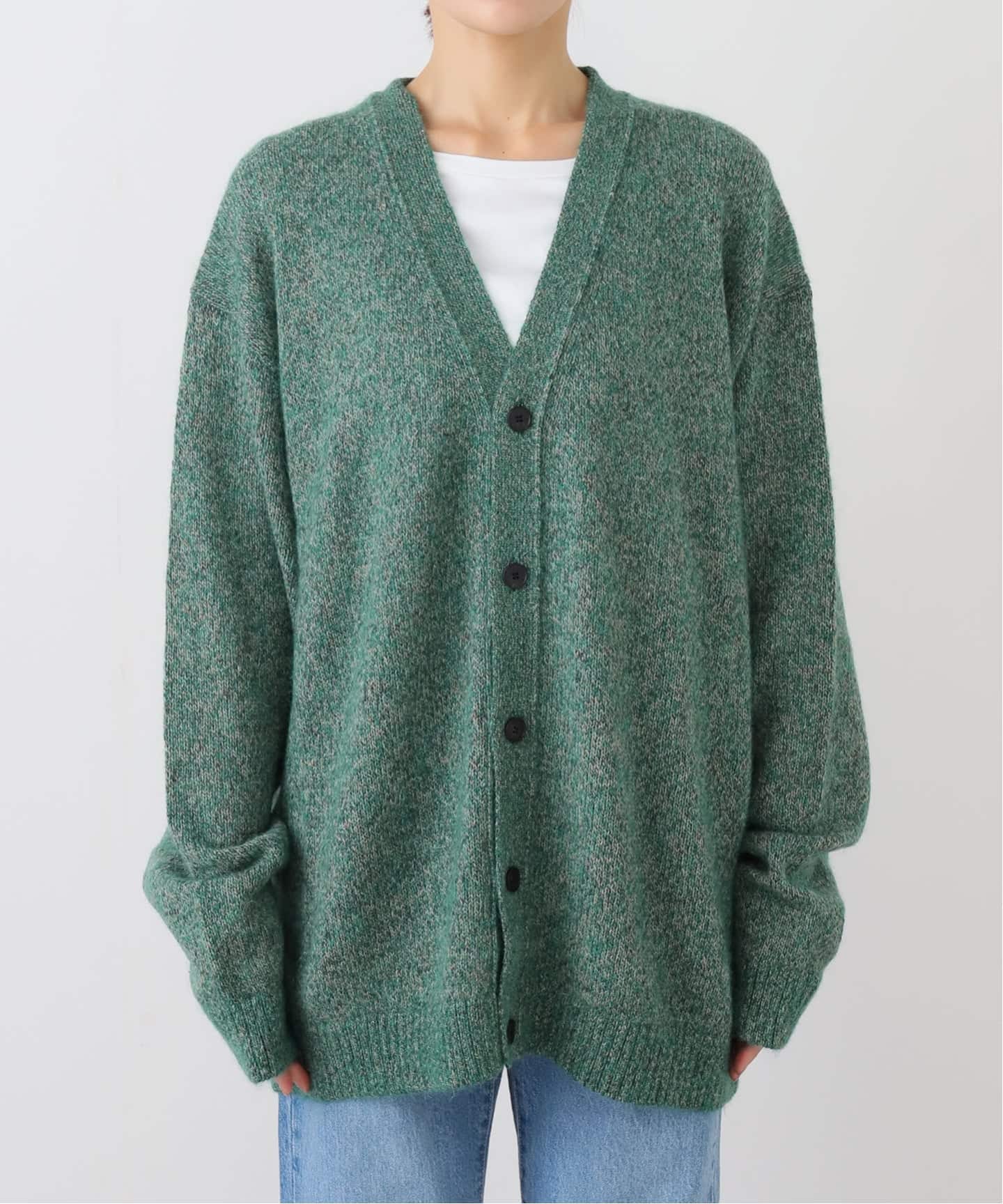 ATON】 WOOL ALPACA MOHAIR CARDIGAN（カーディガン）｜journal