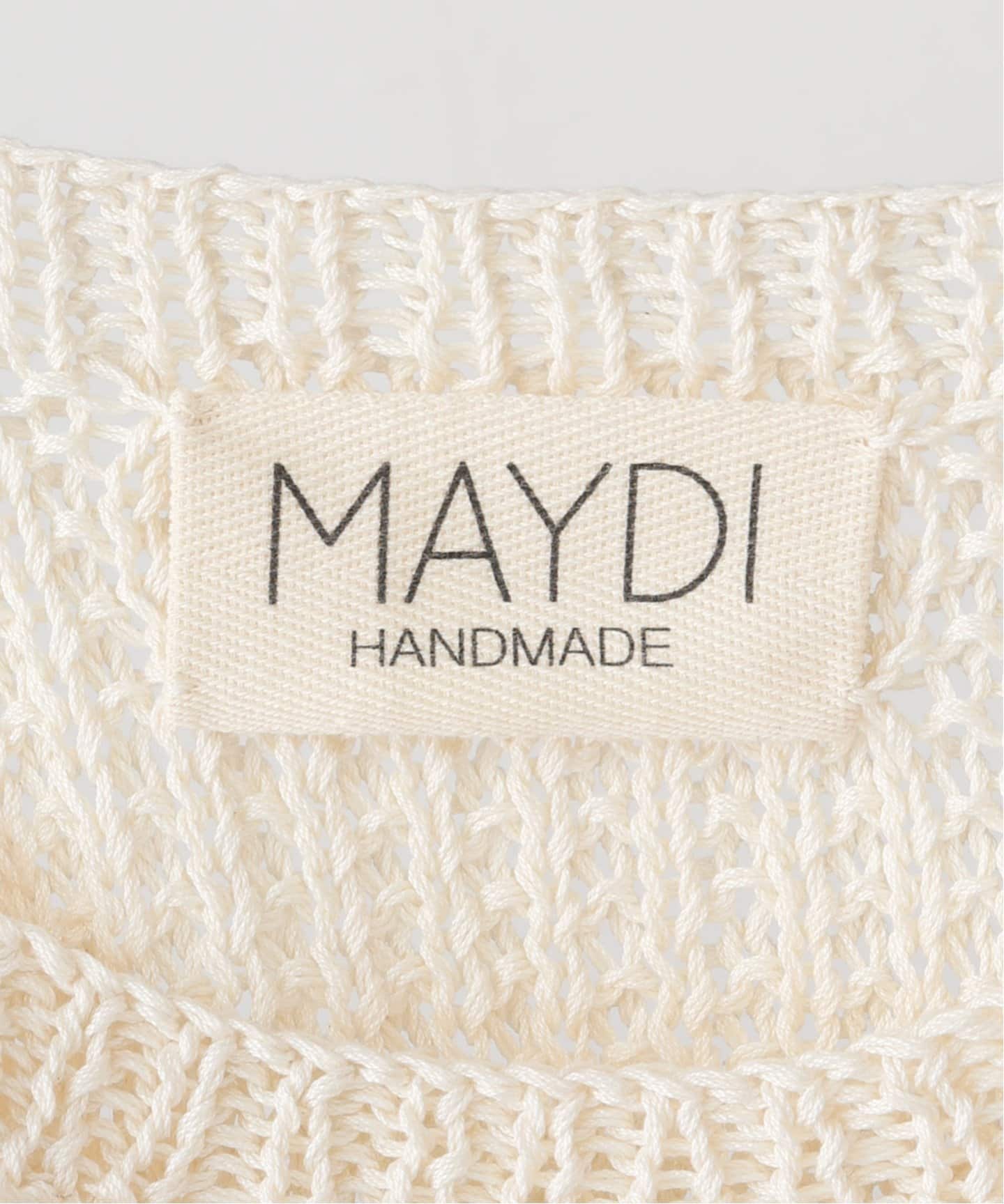 MAYDI HANDMADE ニット プルオーバー デニムドッキングニットプルオーバー≪手洗い可能≫ | MAYSON