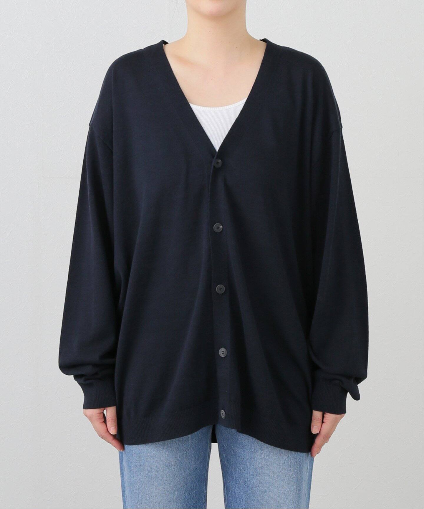 エイトン ATON ロングカーディガン【中古】 エイトン ATON カーディガン 