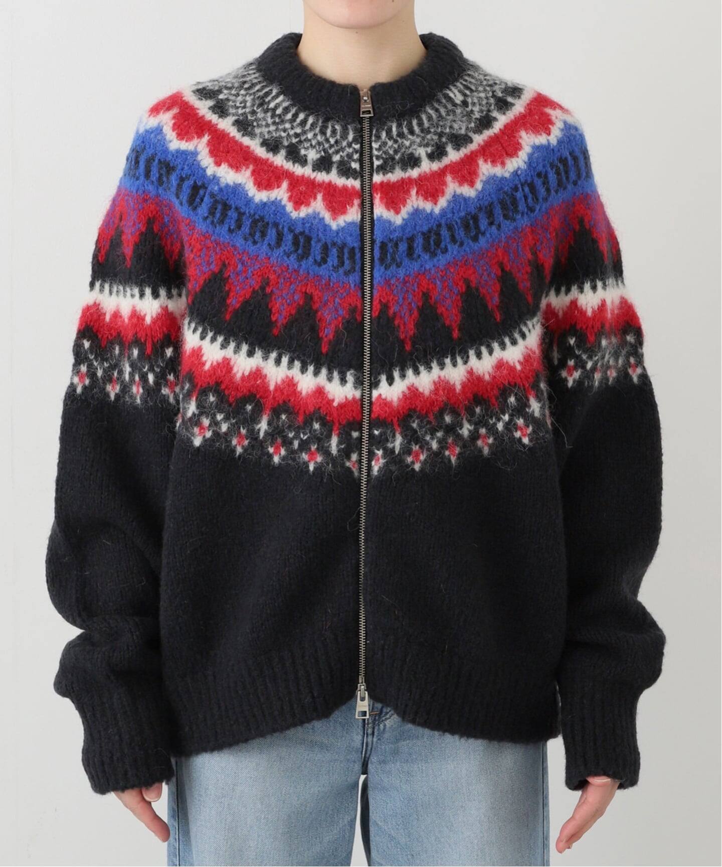 CLOSED】 CROPPED ZIP CARDIGAN（カーディガン）｜journal standard