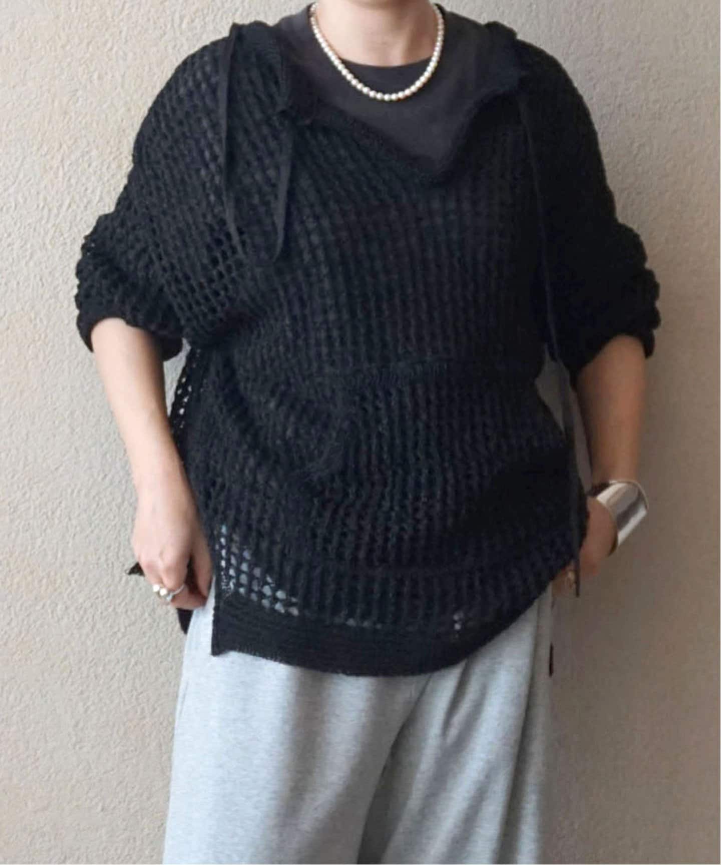 ジャーナルスタンダードラックス　ニット MAYDI /マイディ】 HAND-KNITTED OVER SWEATER（ニット