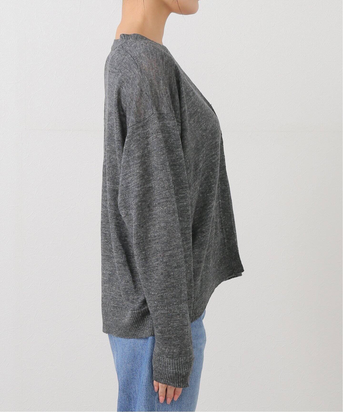 セール 登場から人気沸騰 SOIL】 LINEN V-NECK CARDIGAN（カーディガン）｜journal トップス