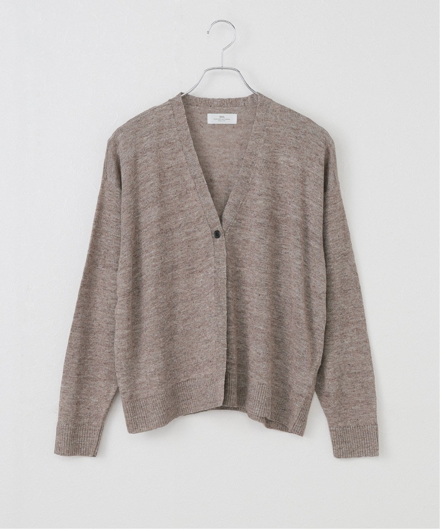リアル SOIL】 CARDIGAN（カーディガン）｜journal V-NECK LINEN トップス