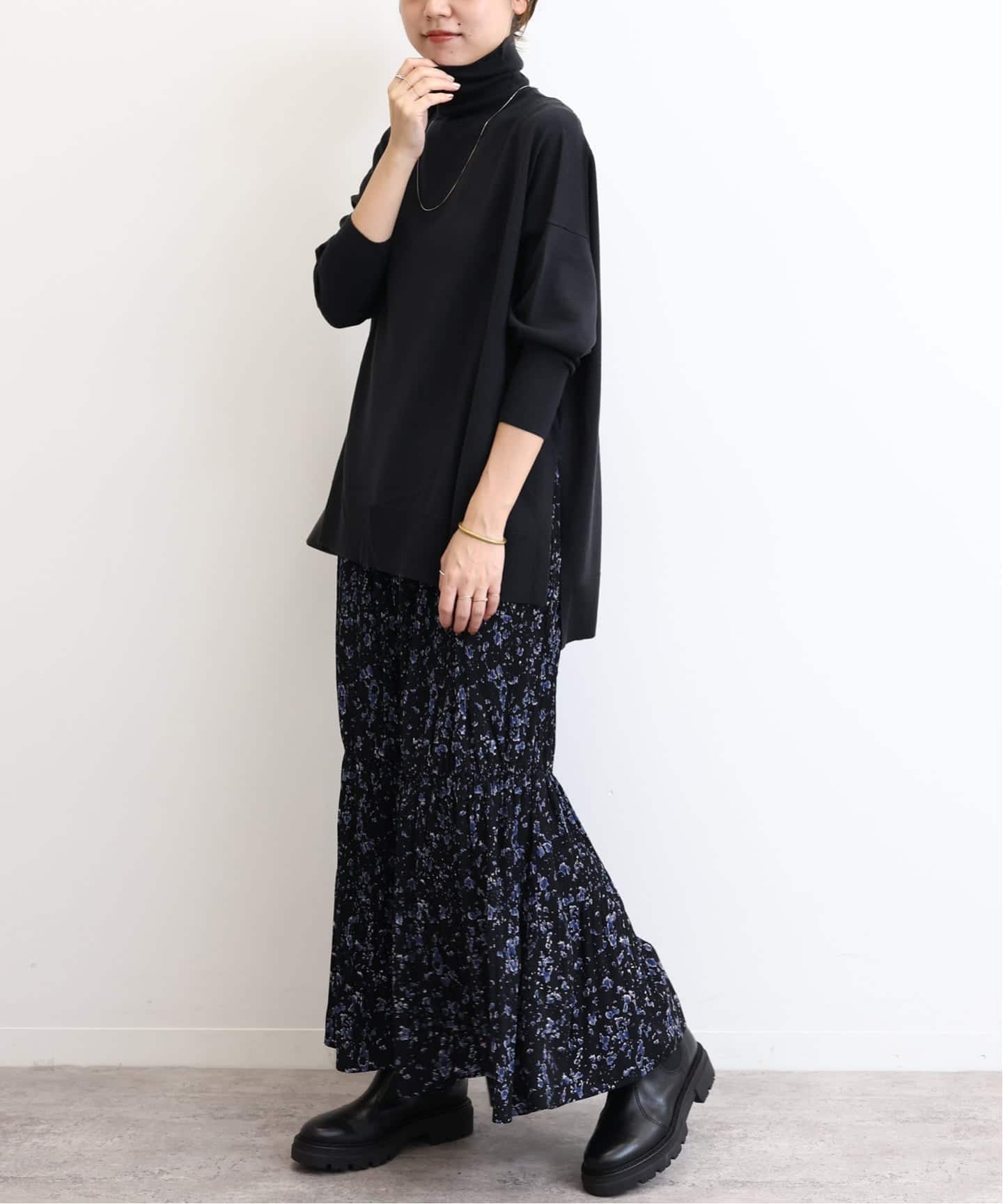 追加2 / 新色》BiellaYarnワイドタートルネック（ニット／セーター