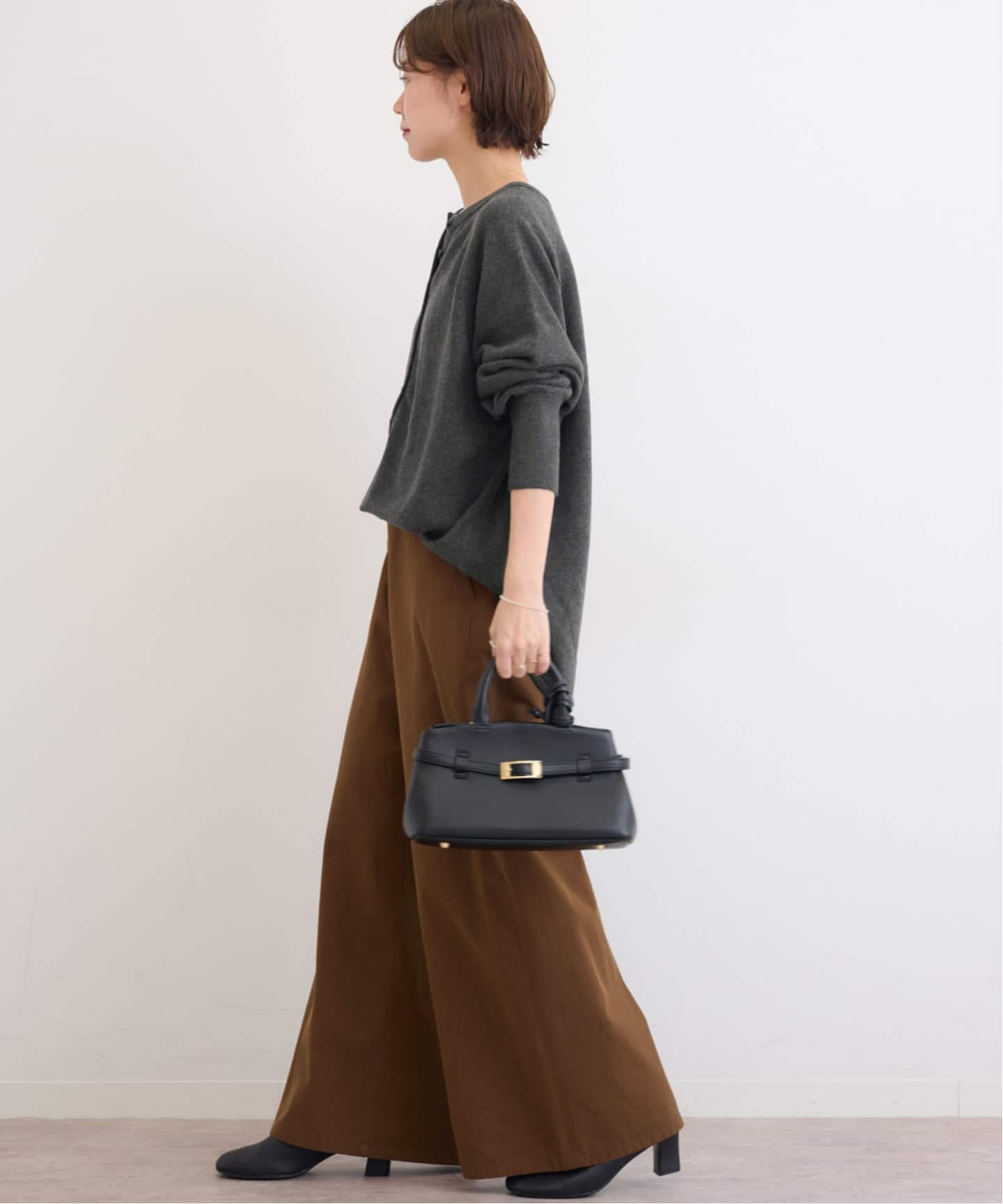 追加 / 新色》ウールミックス2WAYビッグプルオーバー（ニット