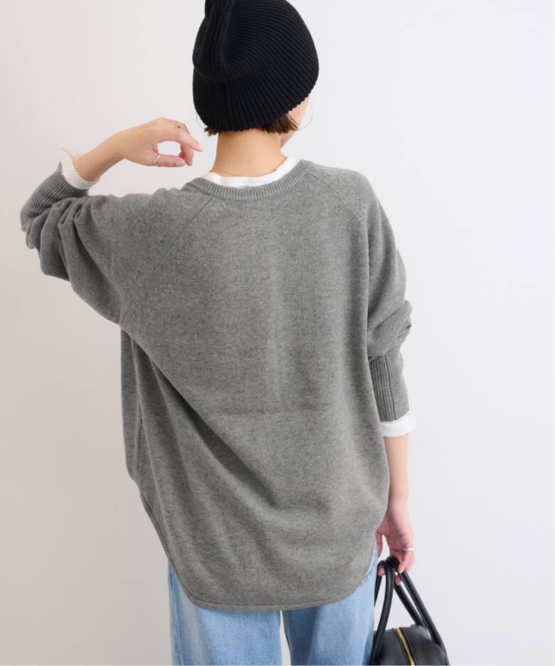 追加 / 新色》ウールミックス2WAYビッグプルオーバー（ニット 