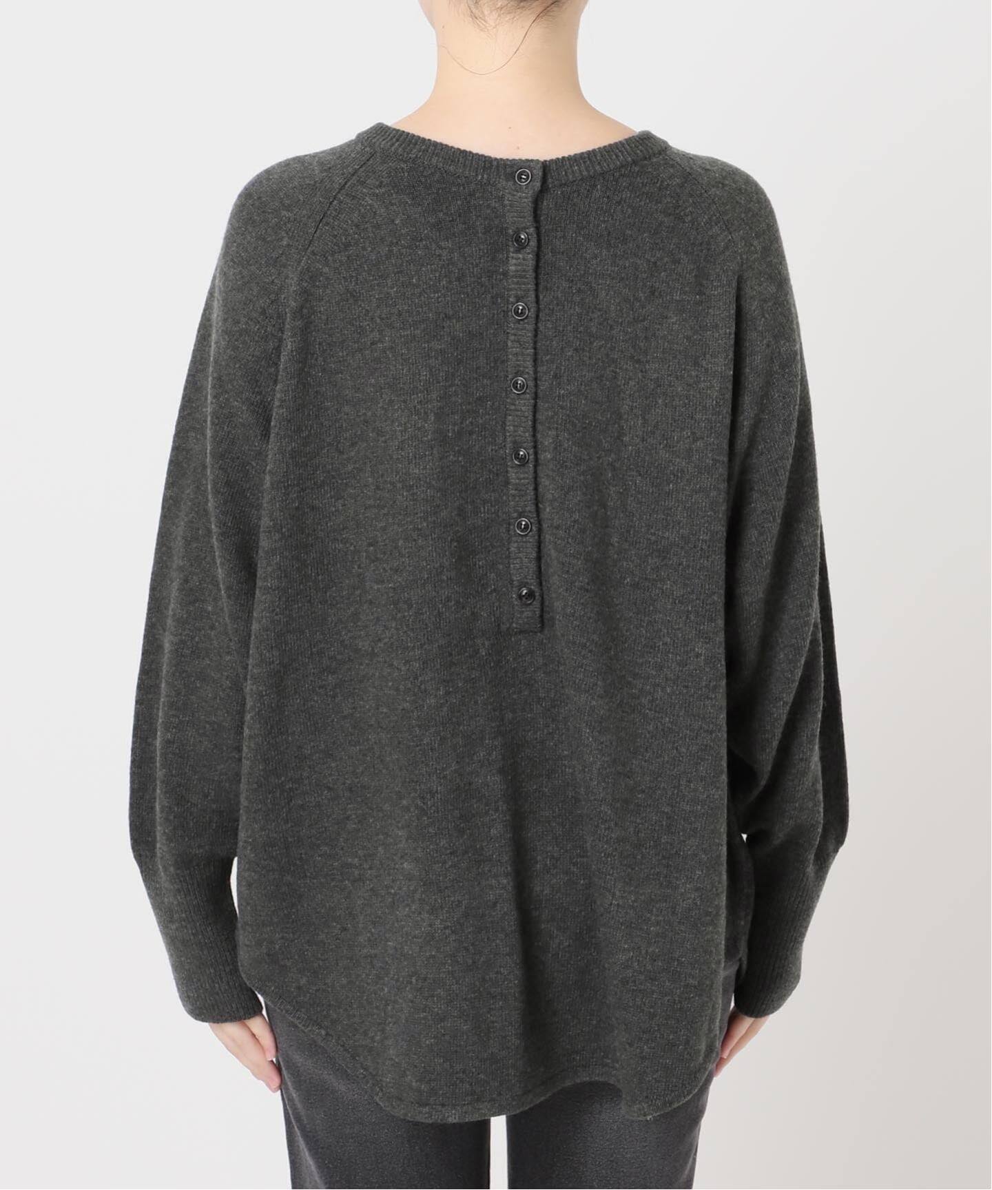 追加 / 新色》ウールミックス2WAYビッグプルオーバー（ニット