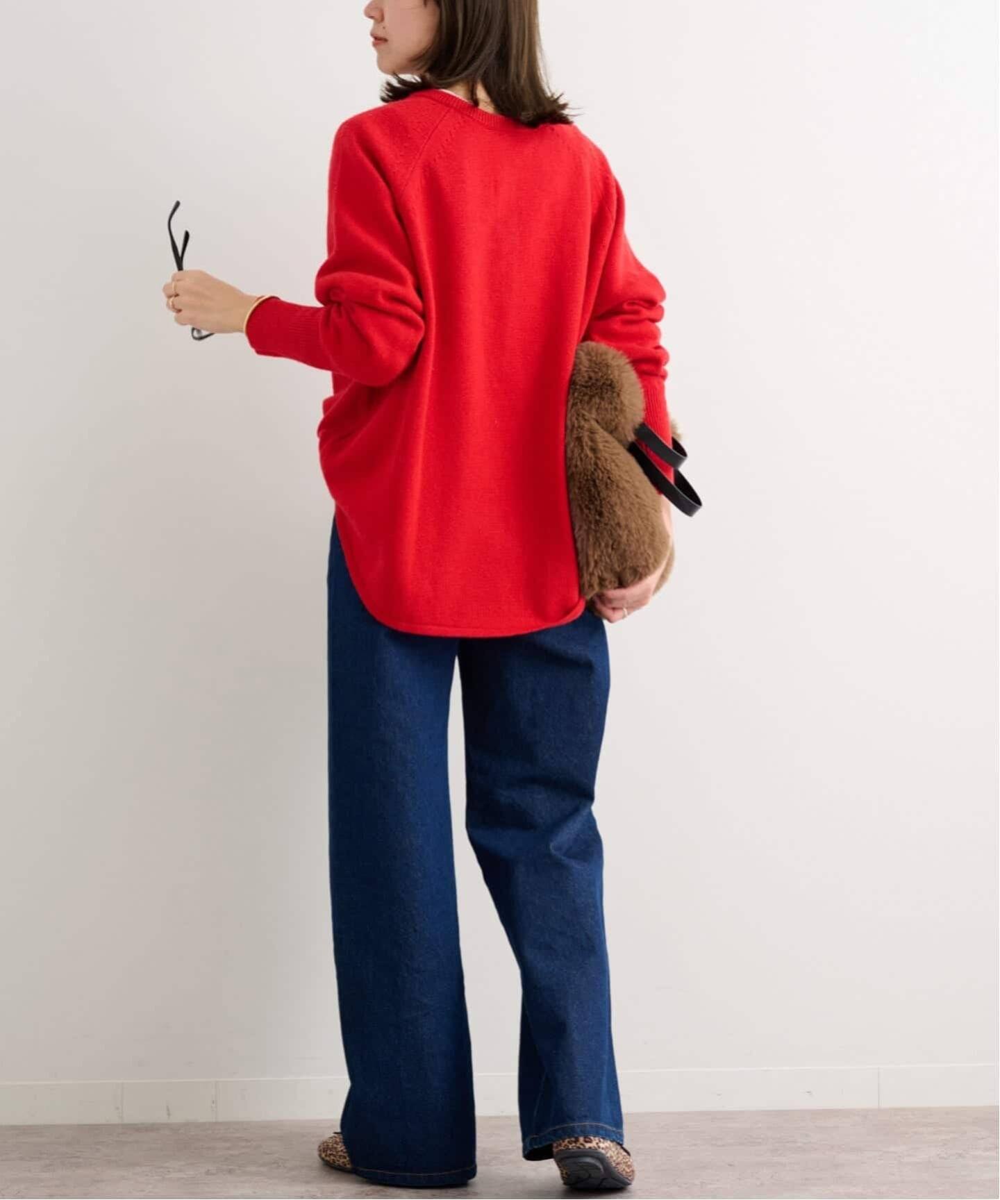 追加》ウールミックス2WAYビッグプルオーバー（ニット／セーター