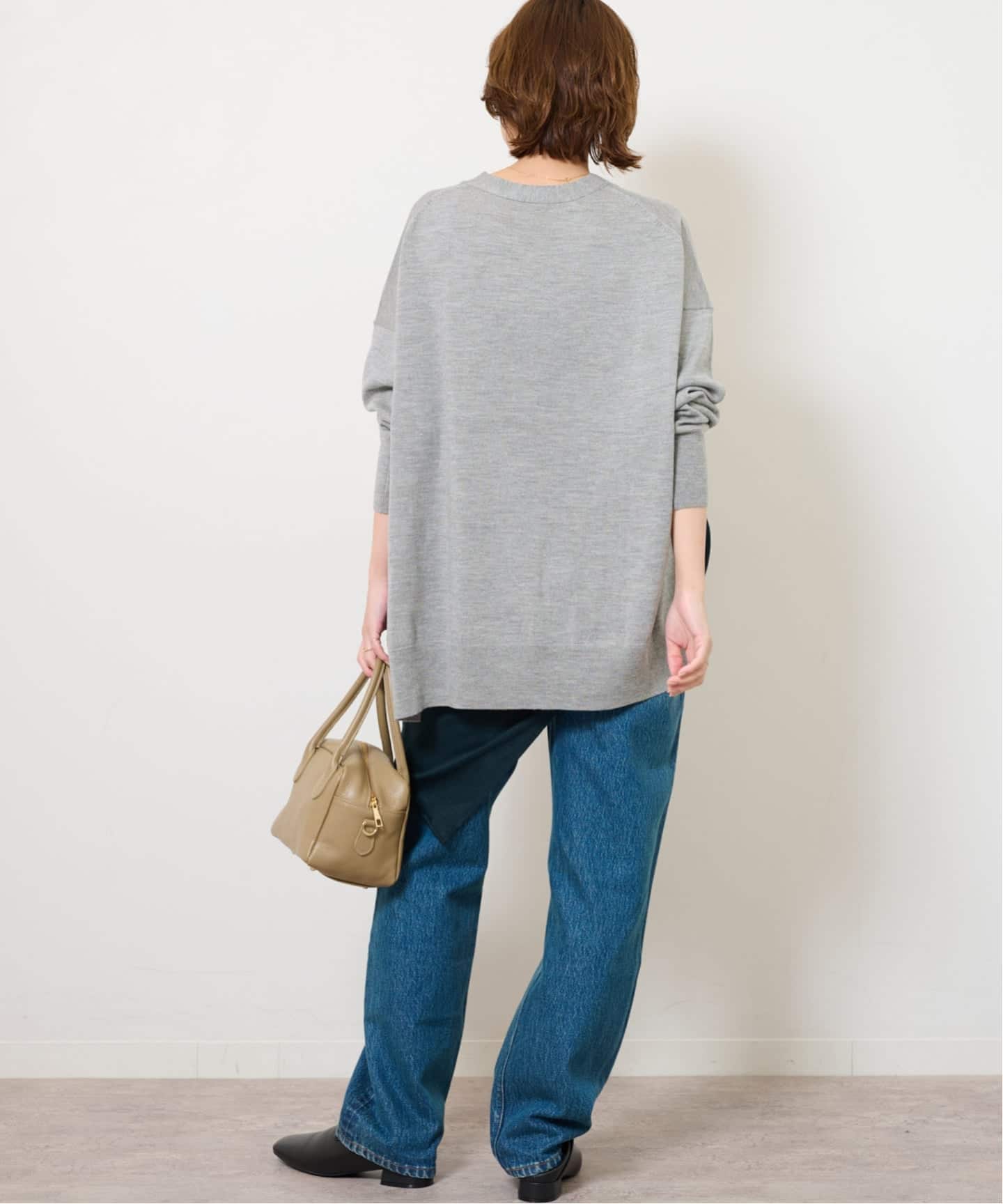 BiellaYarnワイドVネックカーディガン（カーディガン）｜JOURNAL