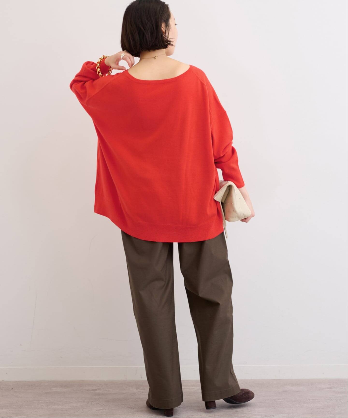 キャッシュフィールVネックワイドプルオーバー（ニット／セーター