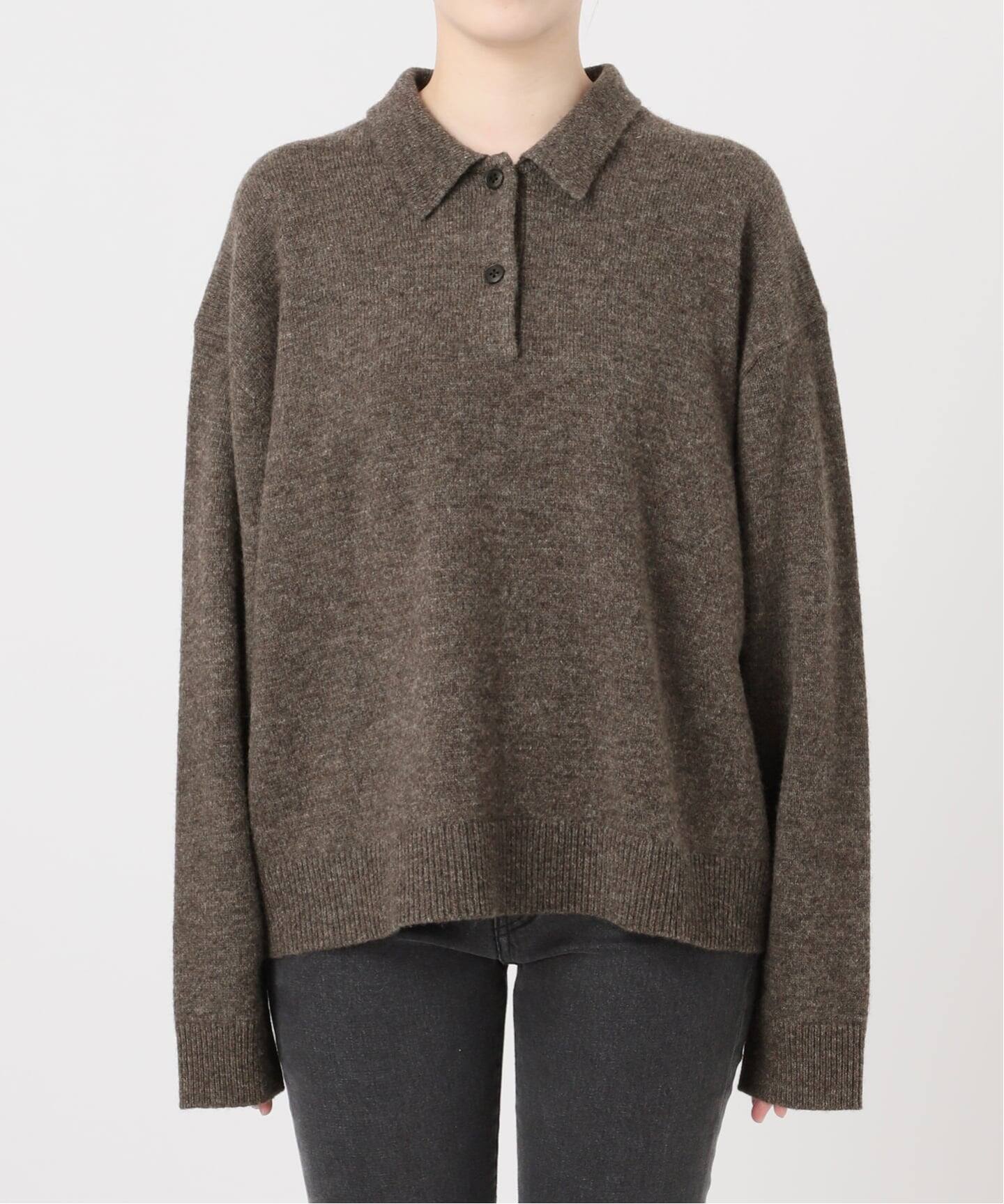 ラムミックスシャツプルオーバー（ニット／セーター）｜JOURNAL