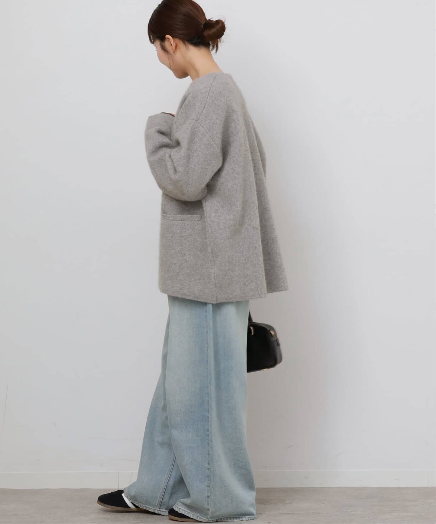 25aw RHC グレー カーディガン Mサイズ　新品未使用 25aw RHC グレー カーディガン Mサイズ 新品未使用 美品】ロンハーマン