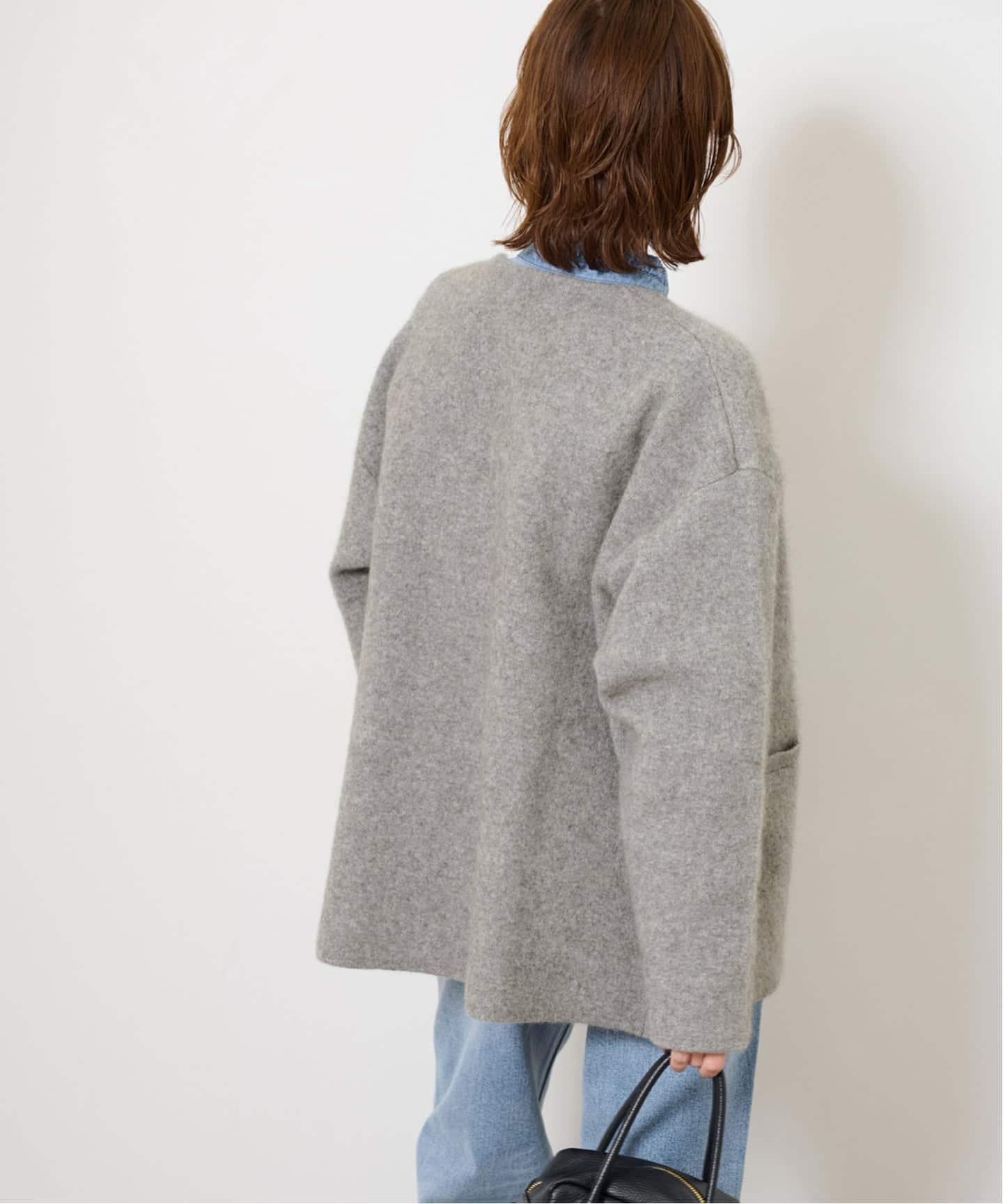 フラッフィーコクーンニットカーディガン（カーディガン）｜JOURNAL