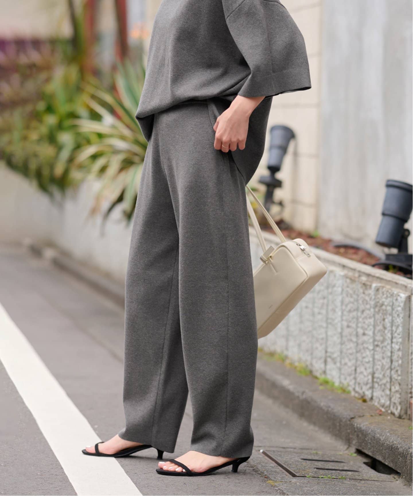 JOURNAL STANDARD relume ニットパンツ　ネイビー JOURNAL STANDARD relume ニットパンツ ネイビー