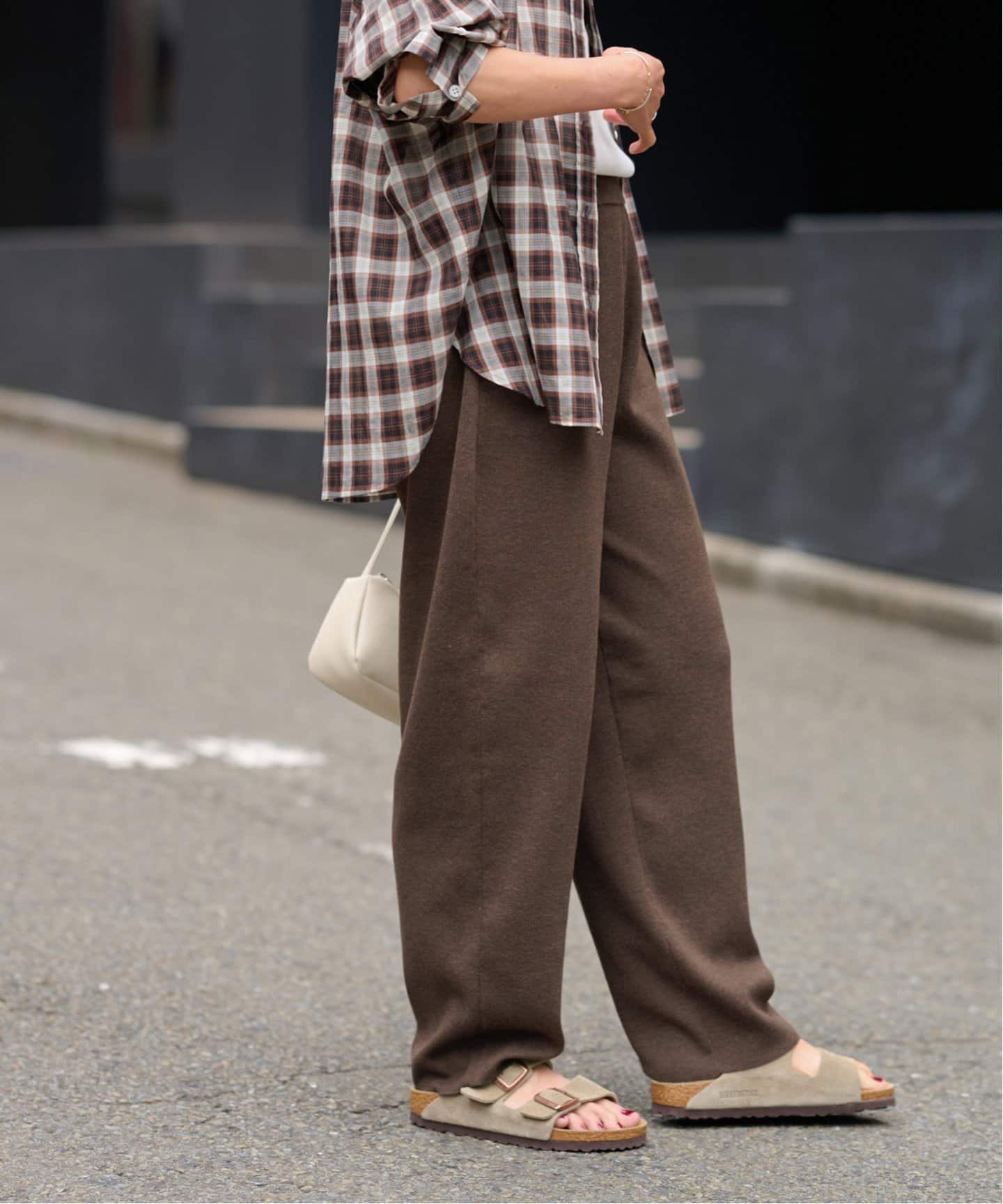 JOURNAL STANDARD relume ニットパンツ　ネイビー GOODIES CLUB エンブレムニットパンツ（その他パンツ）｜JOURNAL