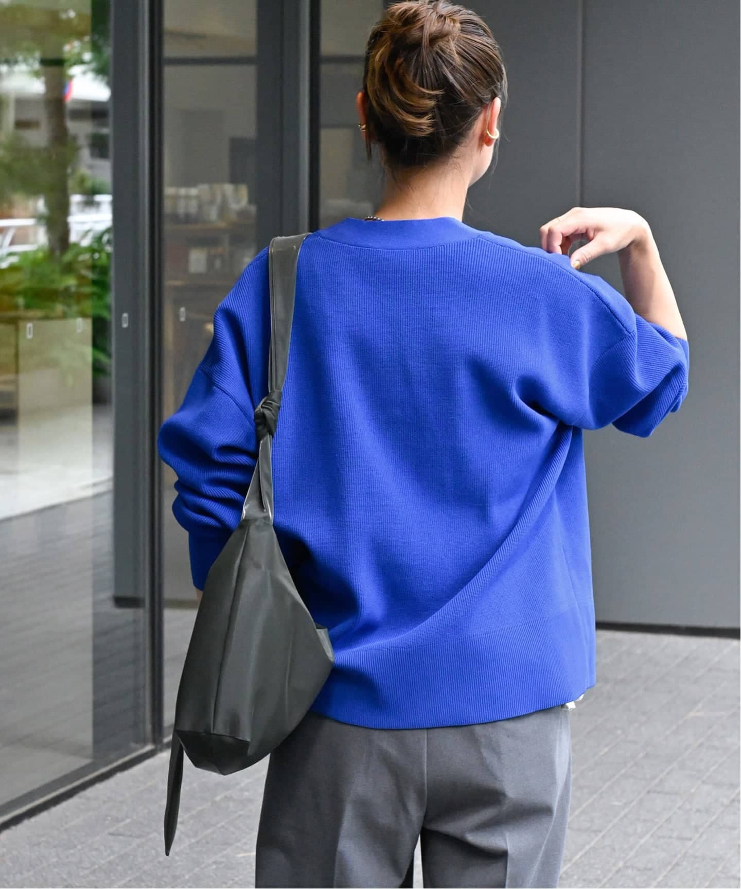 JOURNAL STANDARD - relume ウォッシャブルボーダーvネックカーディガン JOURNAL STANDARD relume（ジャーナルスタンダード レリューム