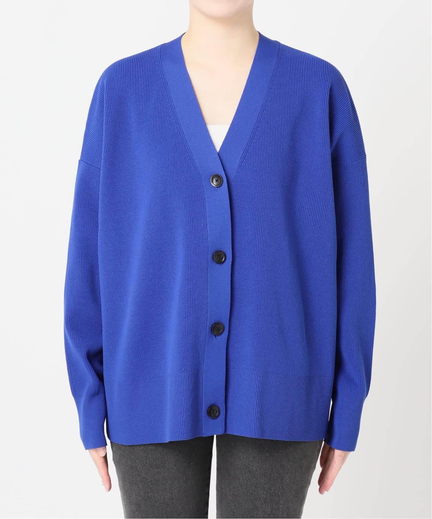 【2024AW】relume ウォッシャブルストレッチニットVネックカーディガン WEB限定追加予約》ウォッシャブルストレッチニットVネック