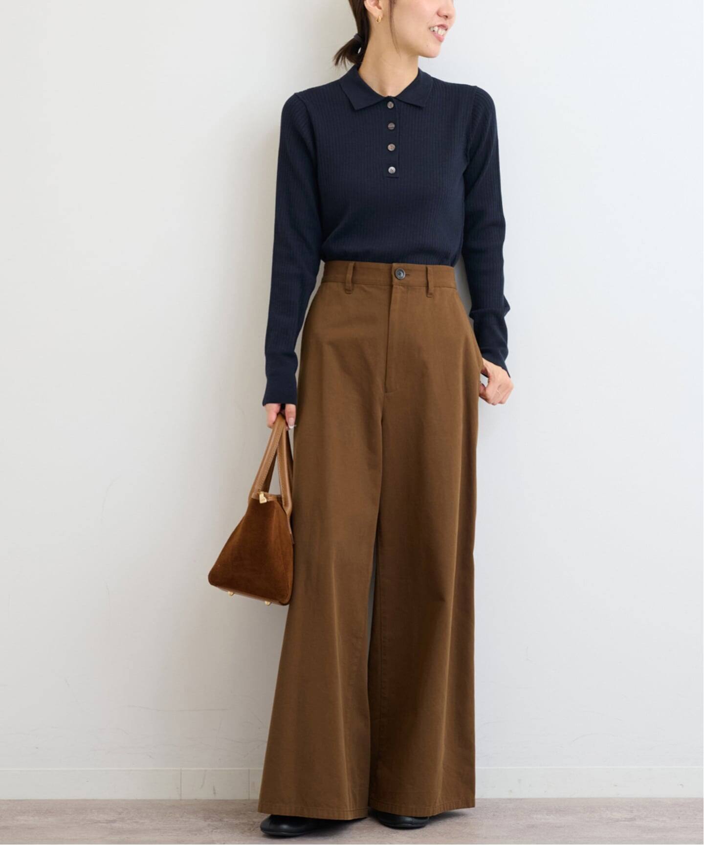 タグ付き新品未使用JOURNAL STANDARD relume ポロニット リブニットポロシャツ（ニット／セーター）｜JOURNAL STANDARD relume