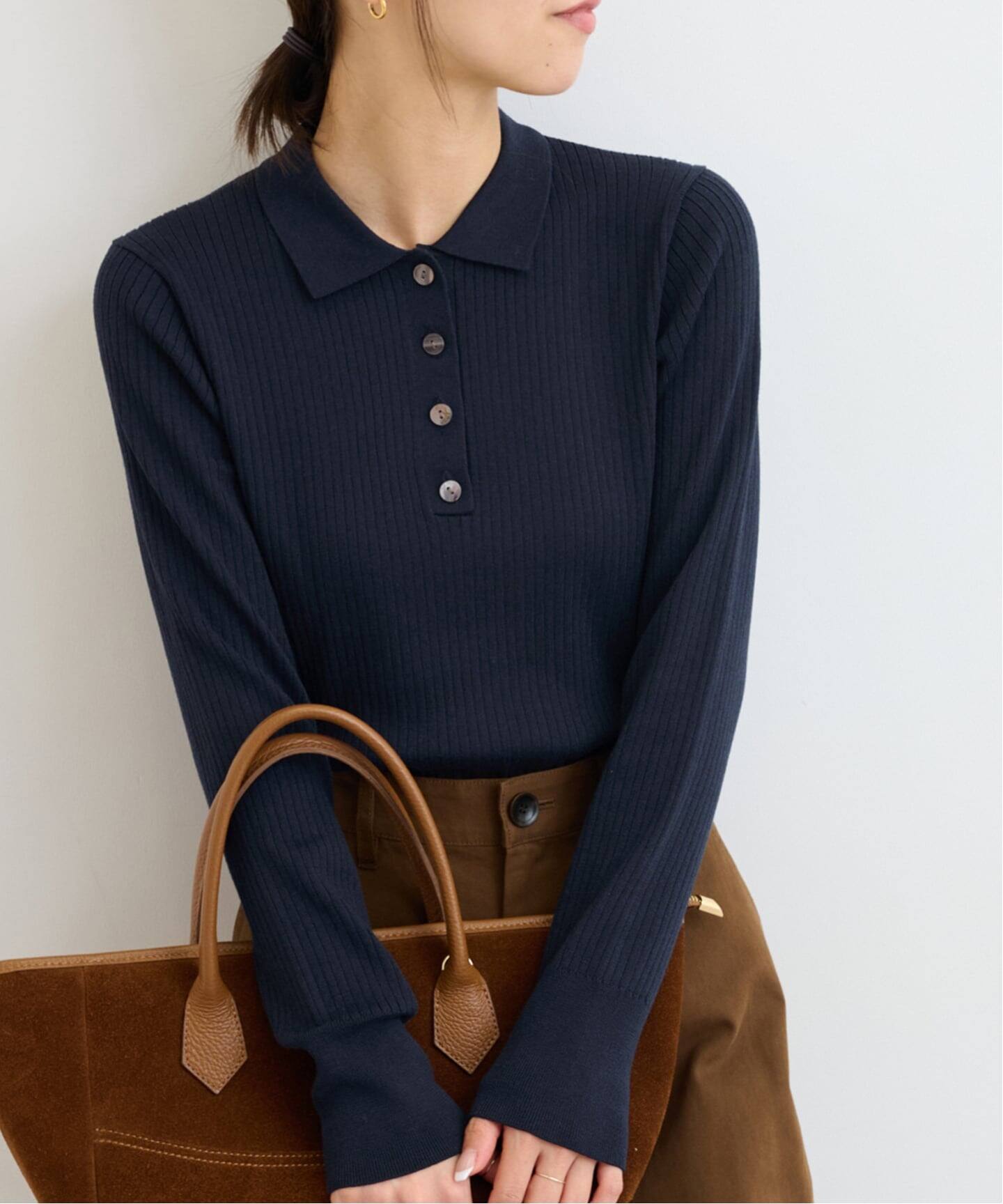 リブニットポロシャツ（ニット／セーター）｜JOURNAL STANDARD relume