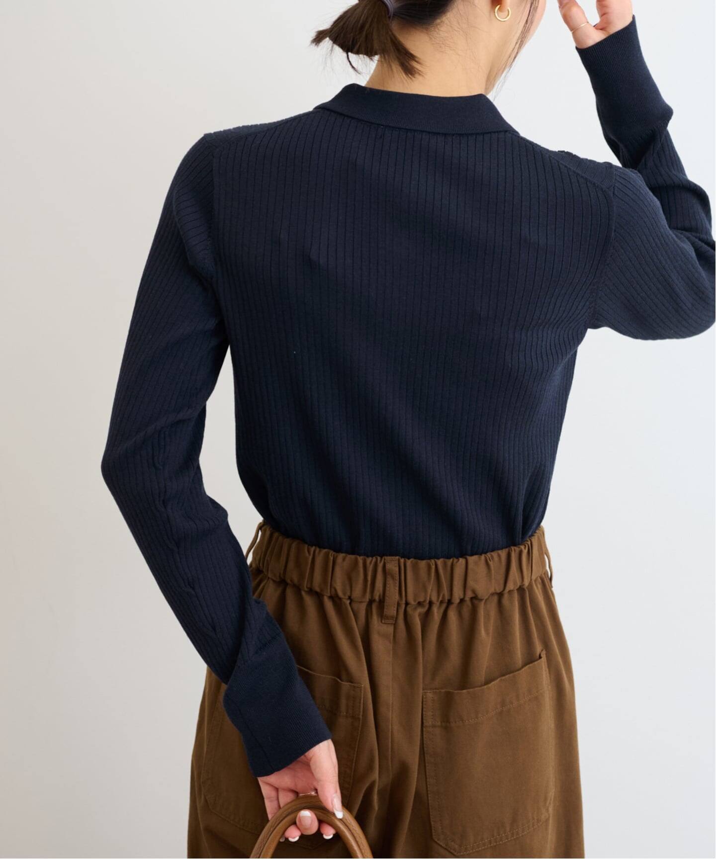 タグ付き新品未使用JOURNAL STANDARD relume ポロニット リブニットポロシャツ（ニット／セーター）｜JOURNAL STANDARD relume