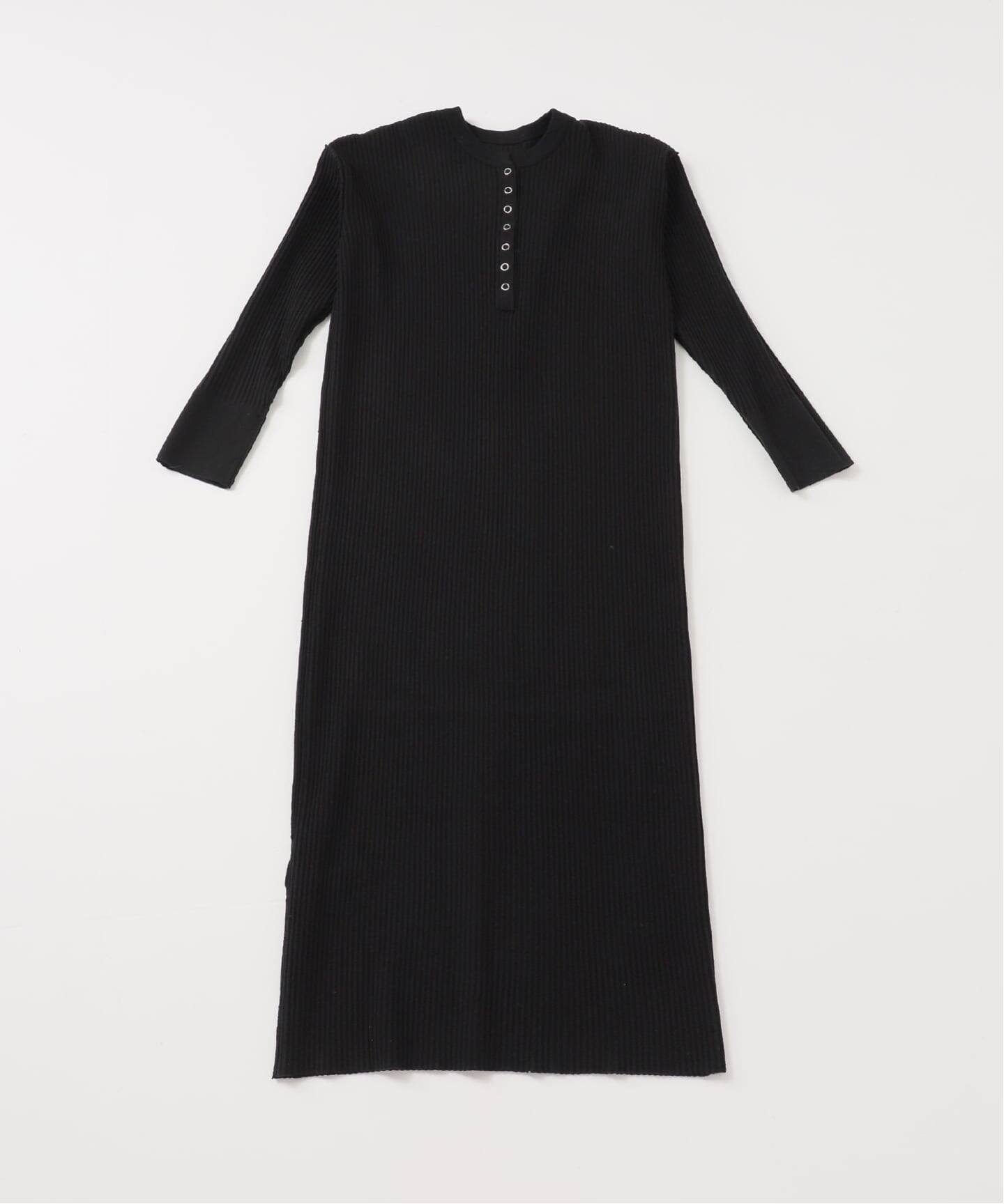 WEB限定追加予約》【MULTI FUNC+】ヘンリーネックニットワンピース