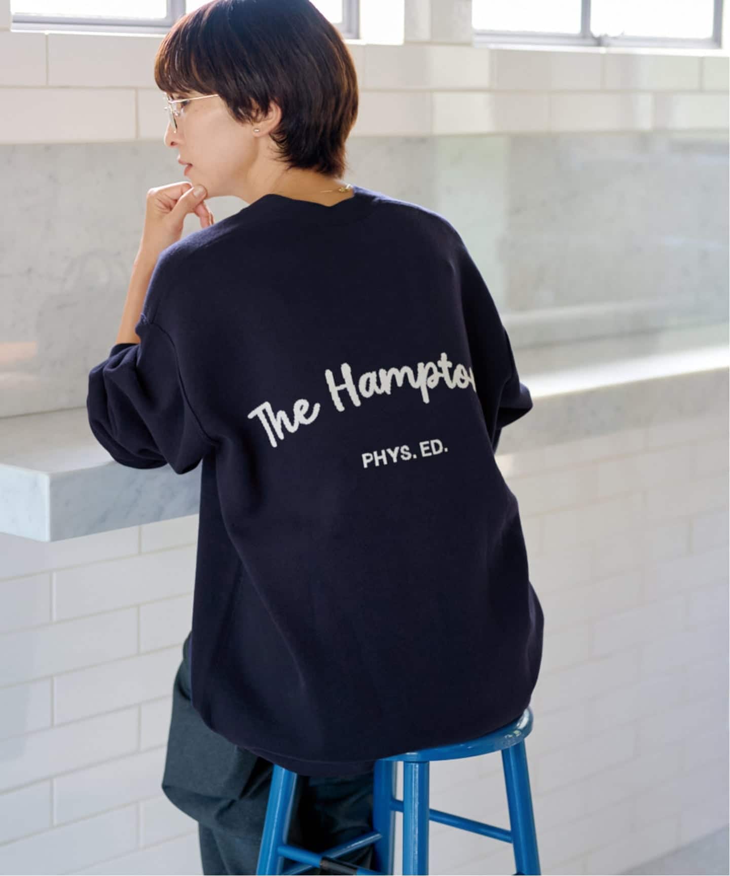 新品・未使用 ベイクルーズ ジャガードルーズニットカーディガン ネイビー ジャガードルーズニットカーディガン（カーディガン）｜JOURNAL