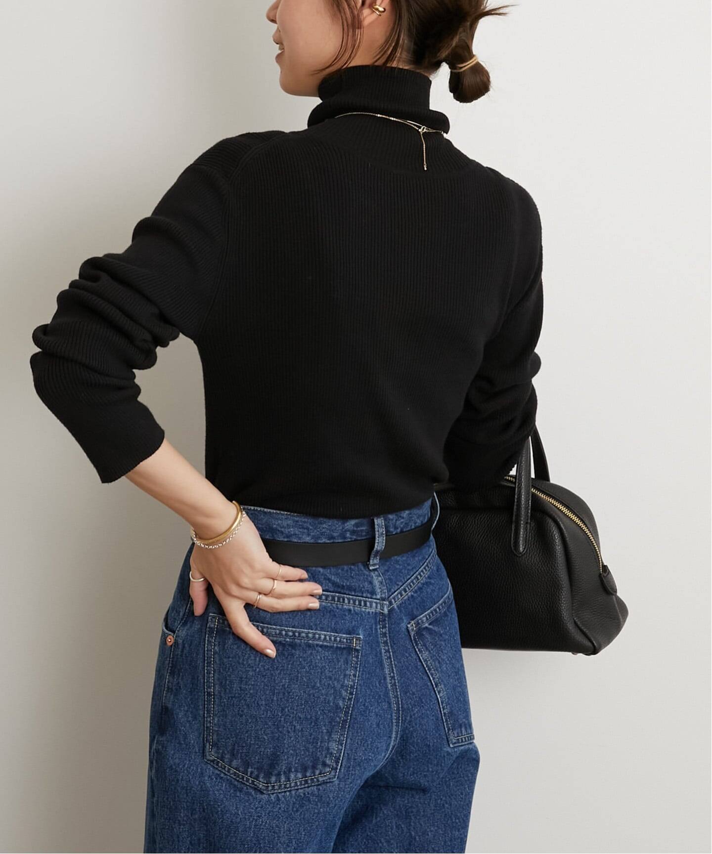 追加3》スイスオーガニックコットンタートルネックプルオーバー