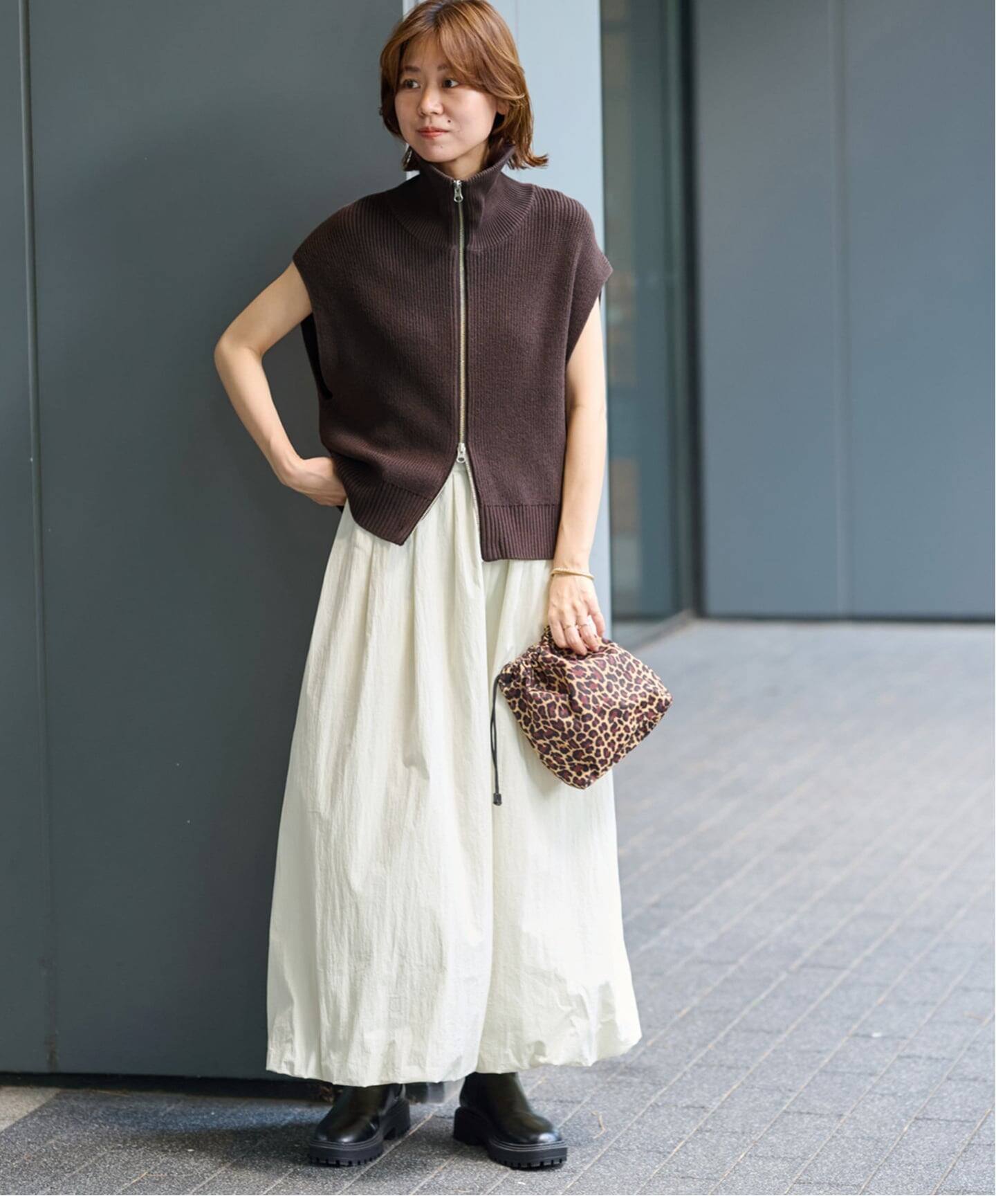 今季　完売品　relume ハイネックジップベスト　ネイビー ハイネックジップベスト（ベスト）｜JOURNAL STANDARD relume