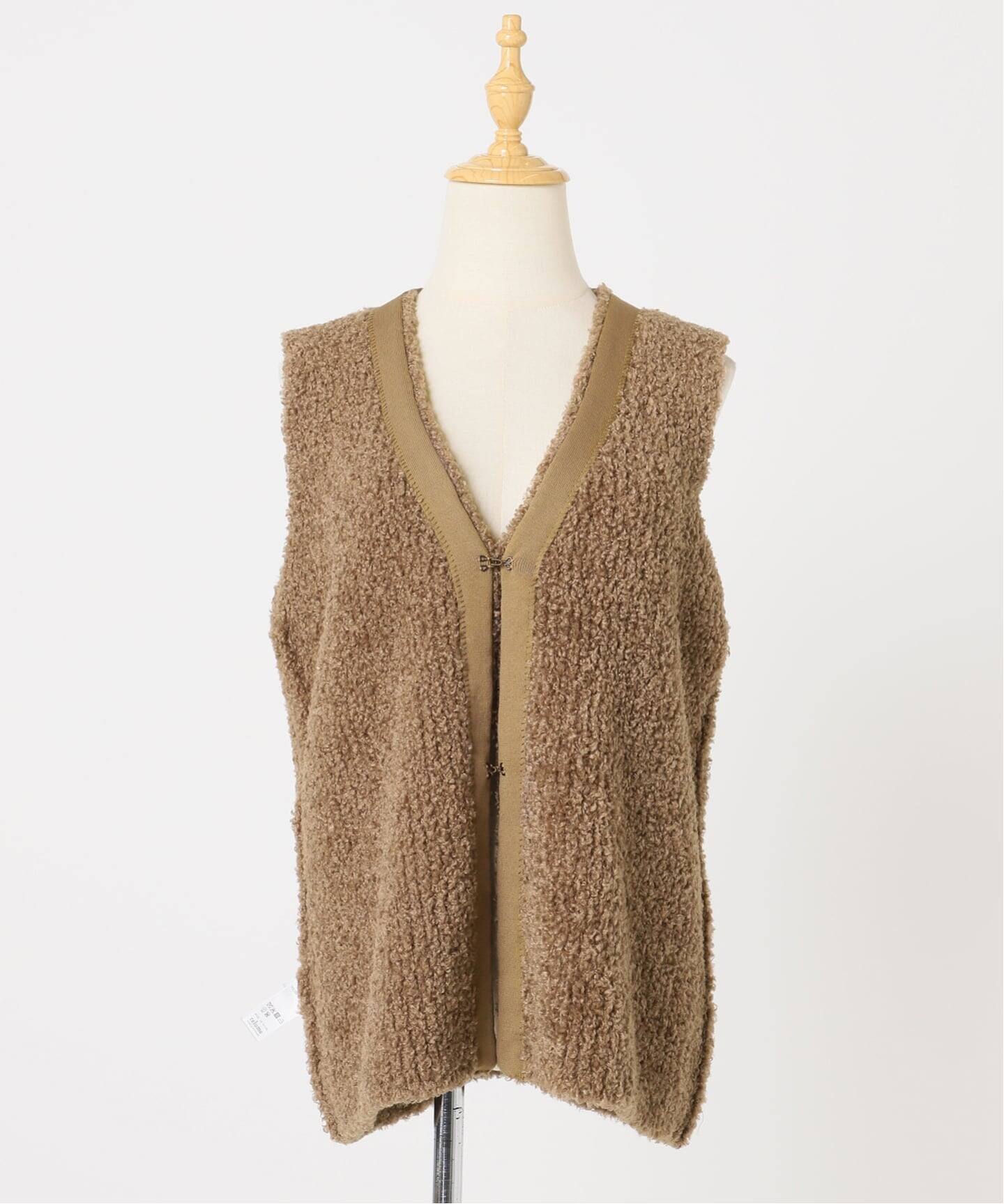 JOURNAL STANDARD relumeボアニットベスト ベージュ ジャーナルスタンダード レリューム JOURNAL STANDARD relume ボア