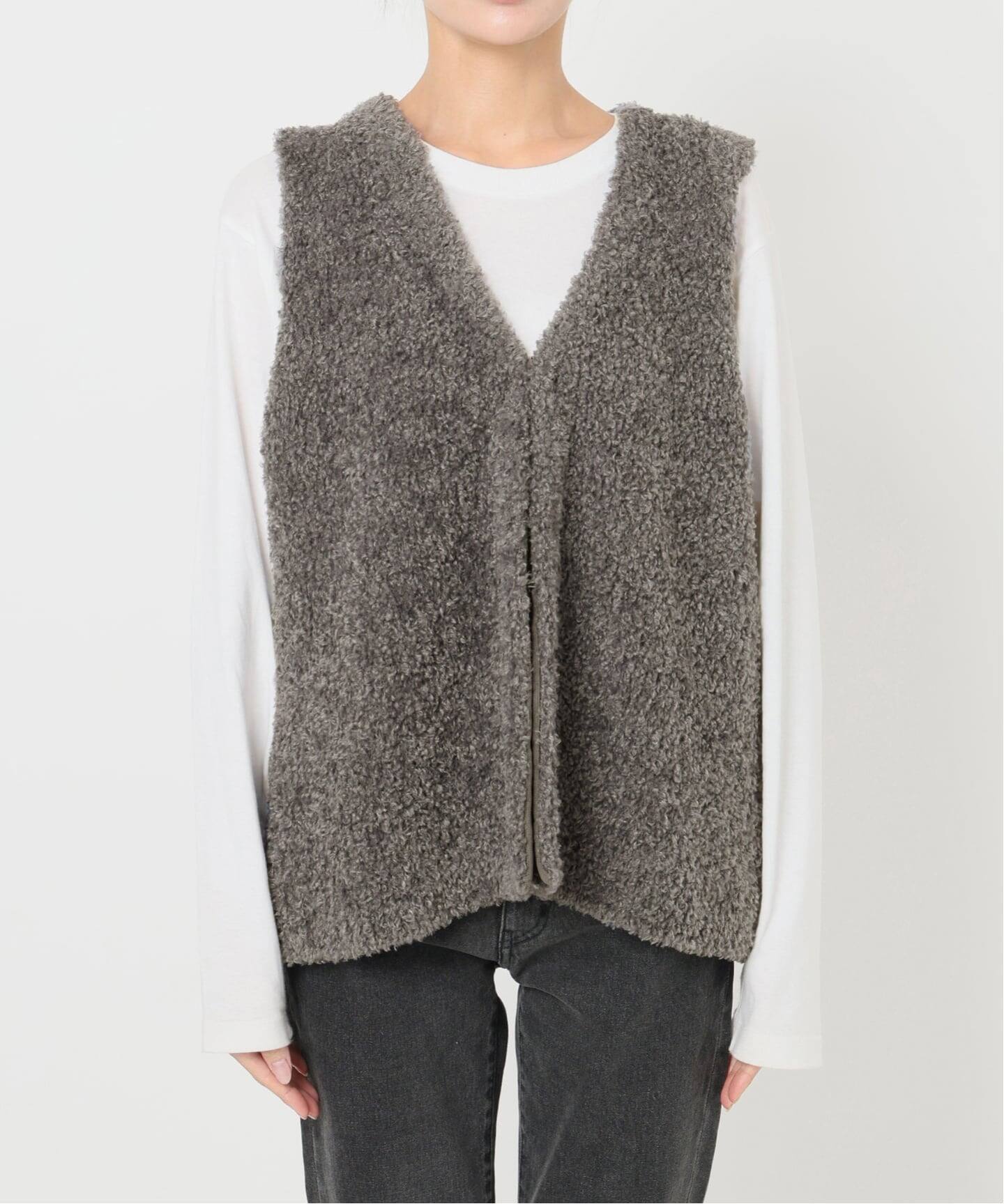 JOURNAL STANDARDレリューム　ボアベスト 別注【Champion/チャンピオン】*RELUME BOA FLEECE VEST：ベスト