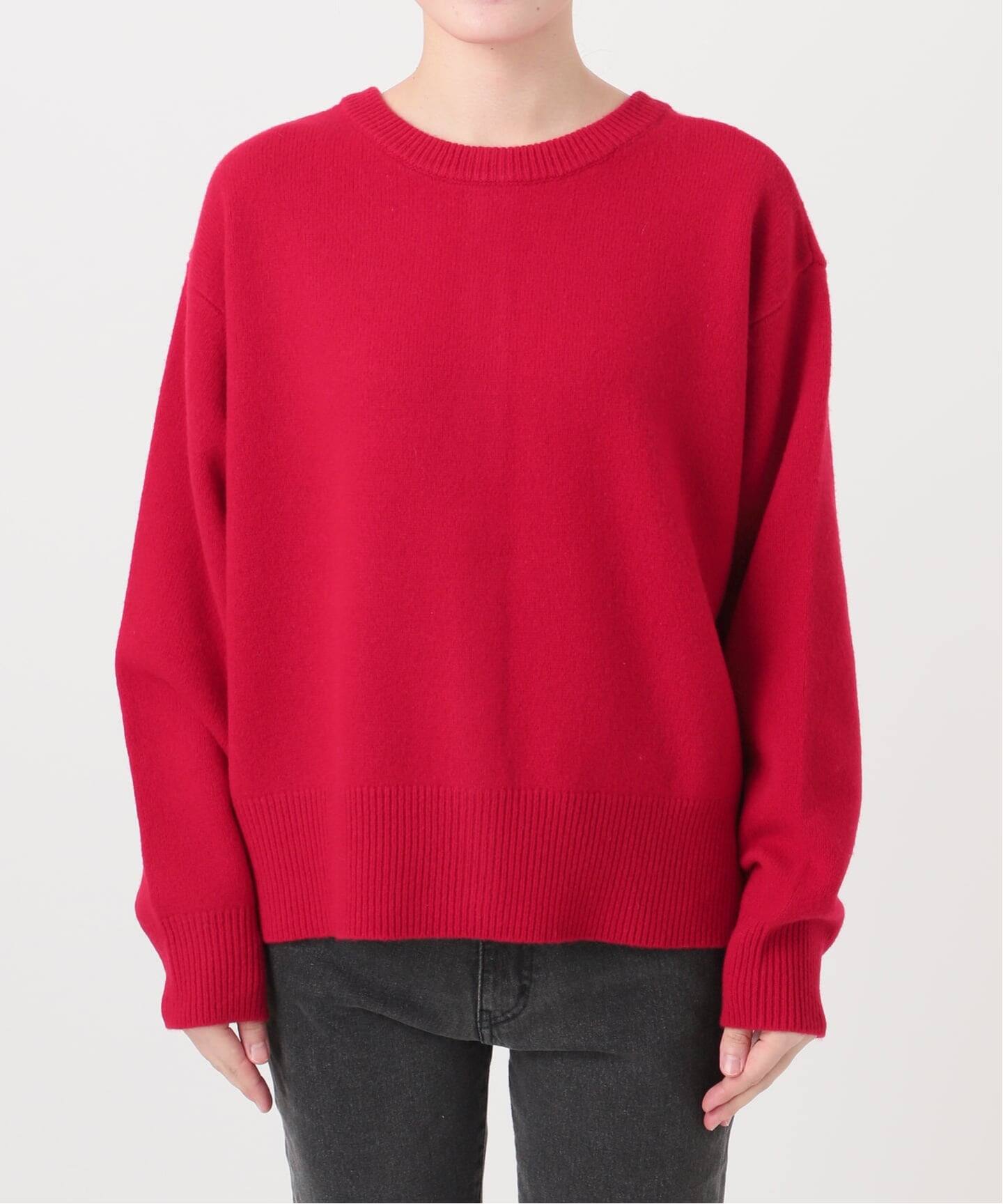 ウールカシミヤ2WAYクルーネックカーディガン（カーディガン