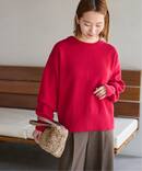 《予約》［25AW新作］ウールカシミヤ2WAYクルーネックカーディガン
