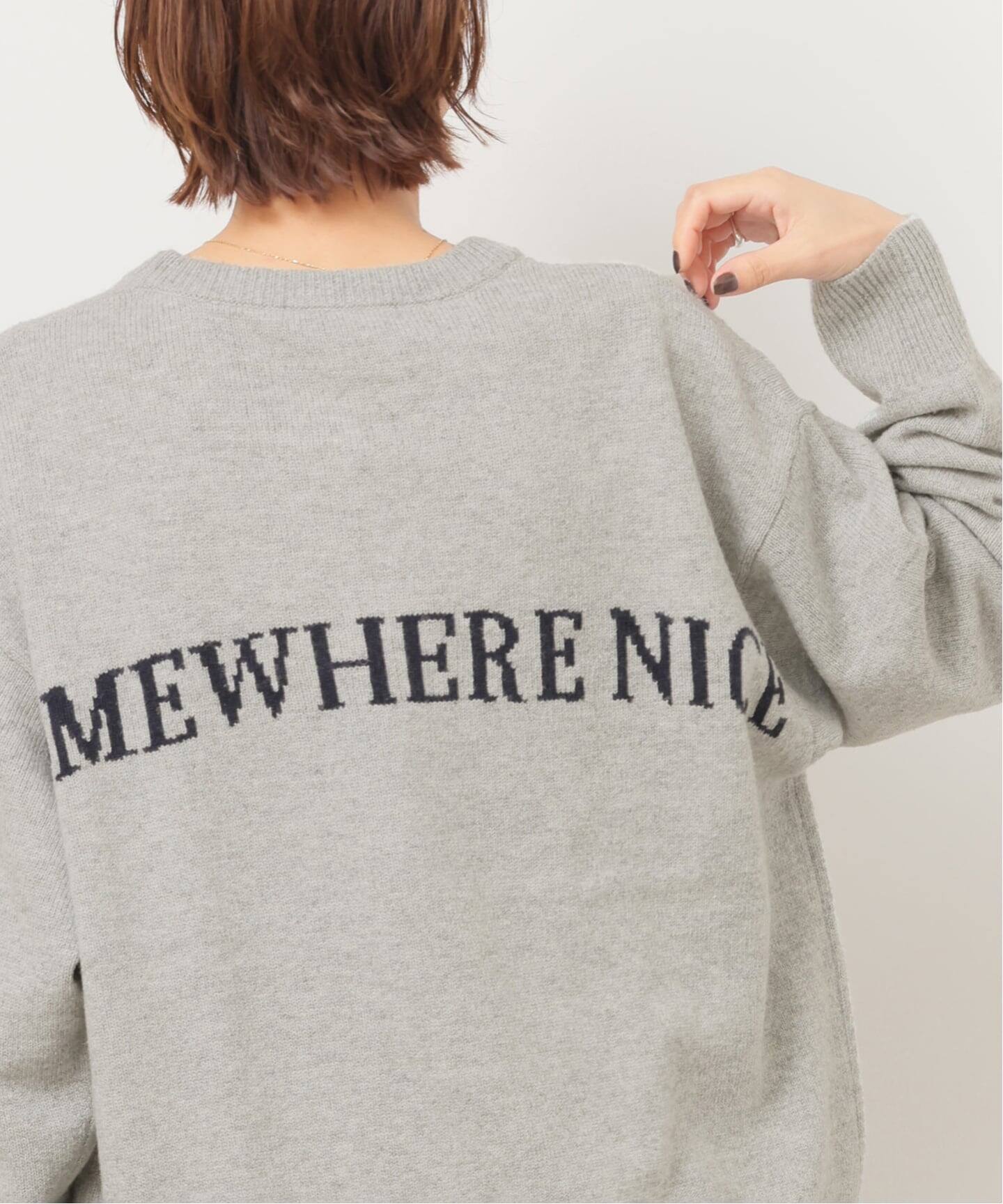 バックロゴニットプルオーバー（ニット／セーター）｜JOURNAL STANDARD