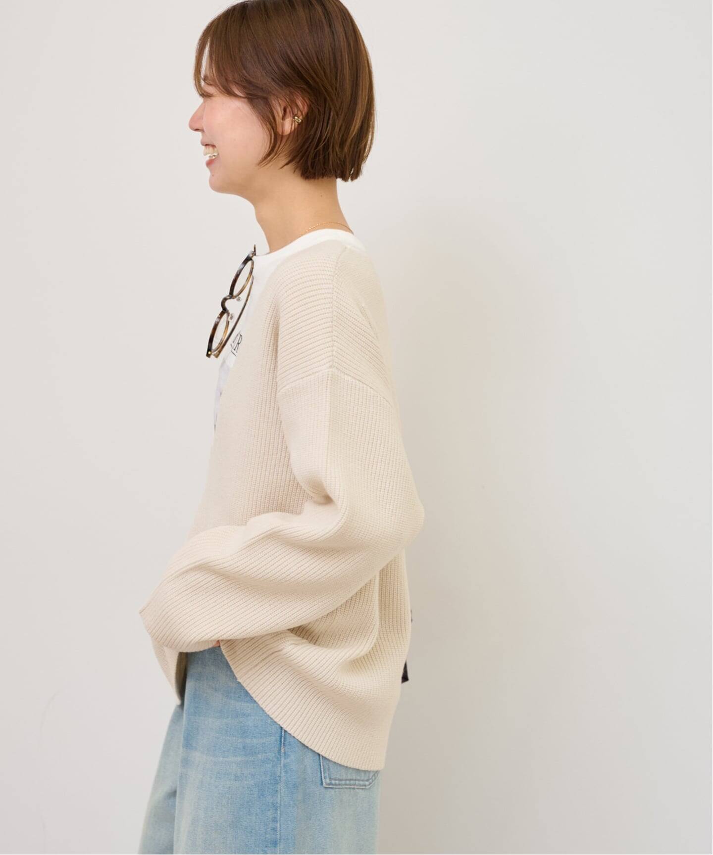 MULTI FUNC+】Vネックプルオーバー（ニット／セーター）｜JOURNAL